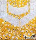 Rayon No Open Small Printed Nighty