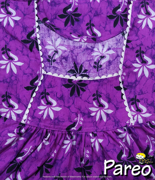 Cotton No Open Medium Printed Nighty