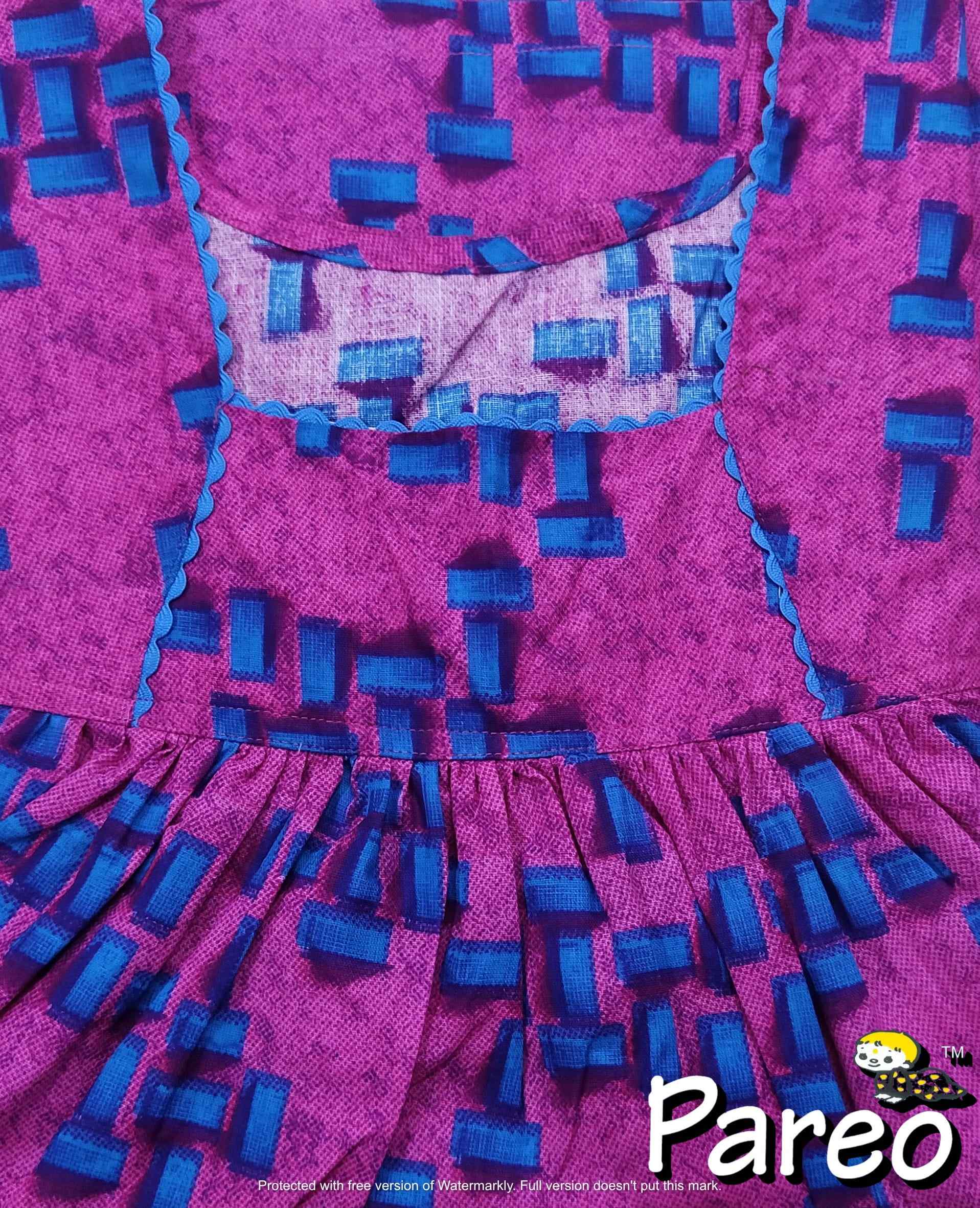 Cotton No Open Medium Printed Nighty