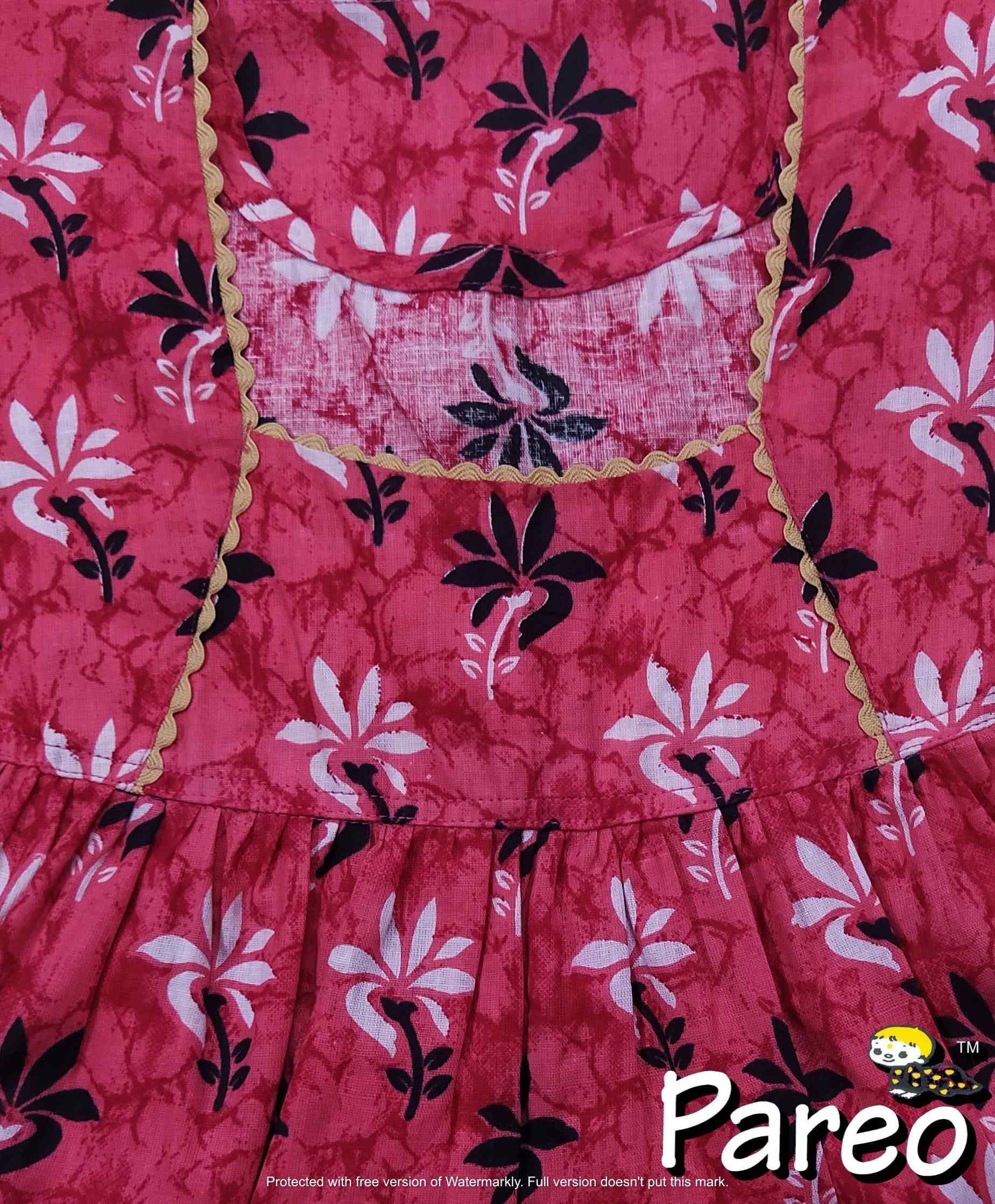 Cotton No Open Medium Printed Nighty