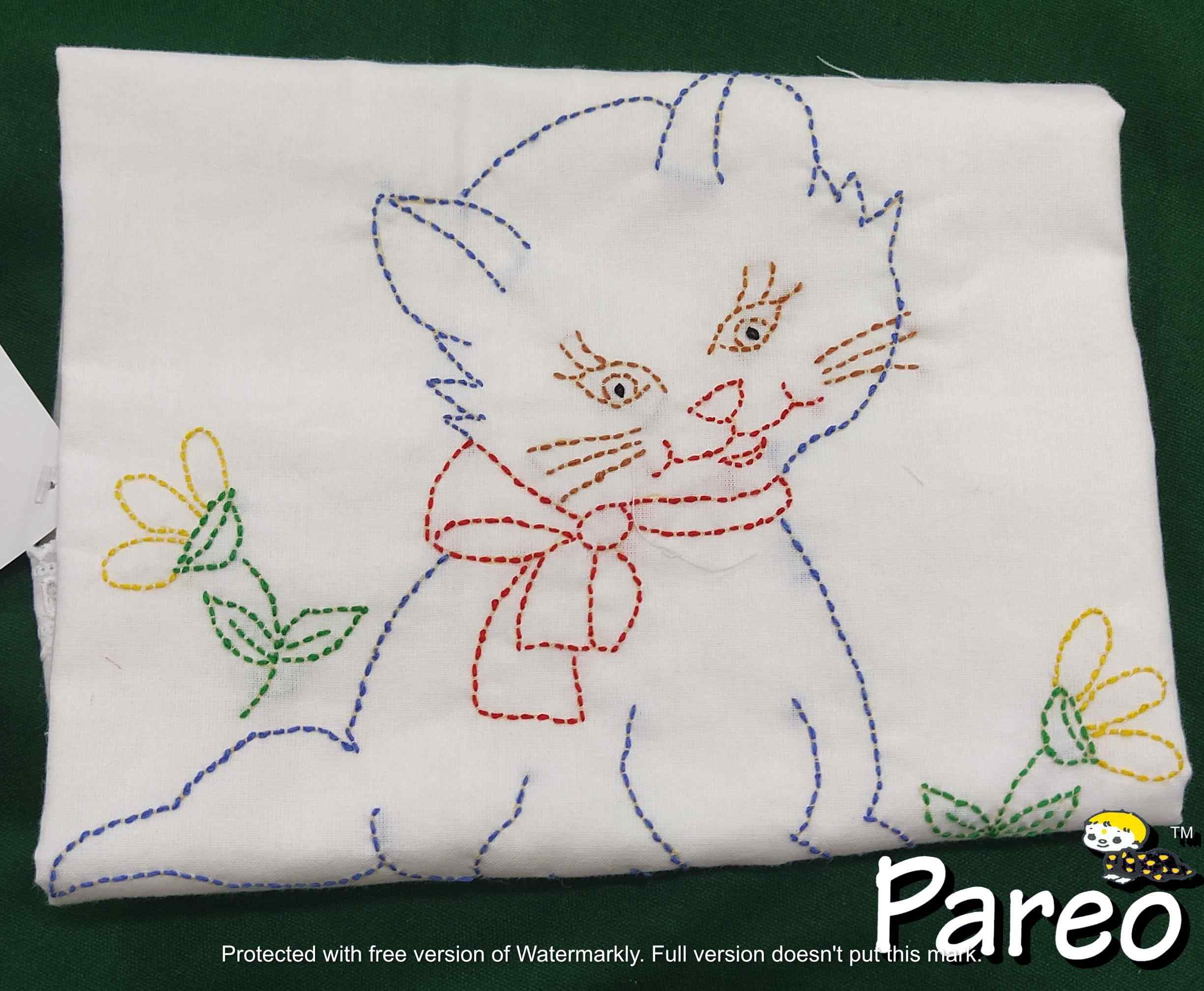 Embroidered Baby sheet for new borns