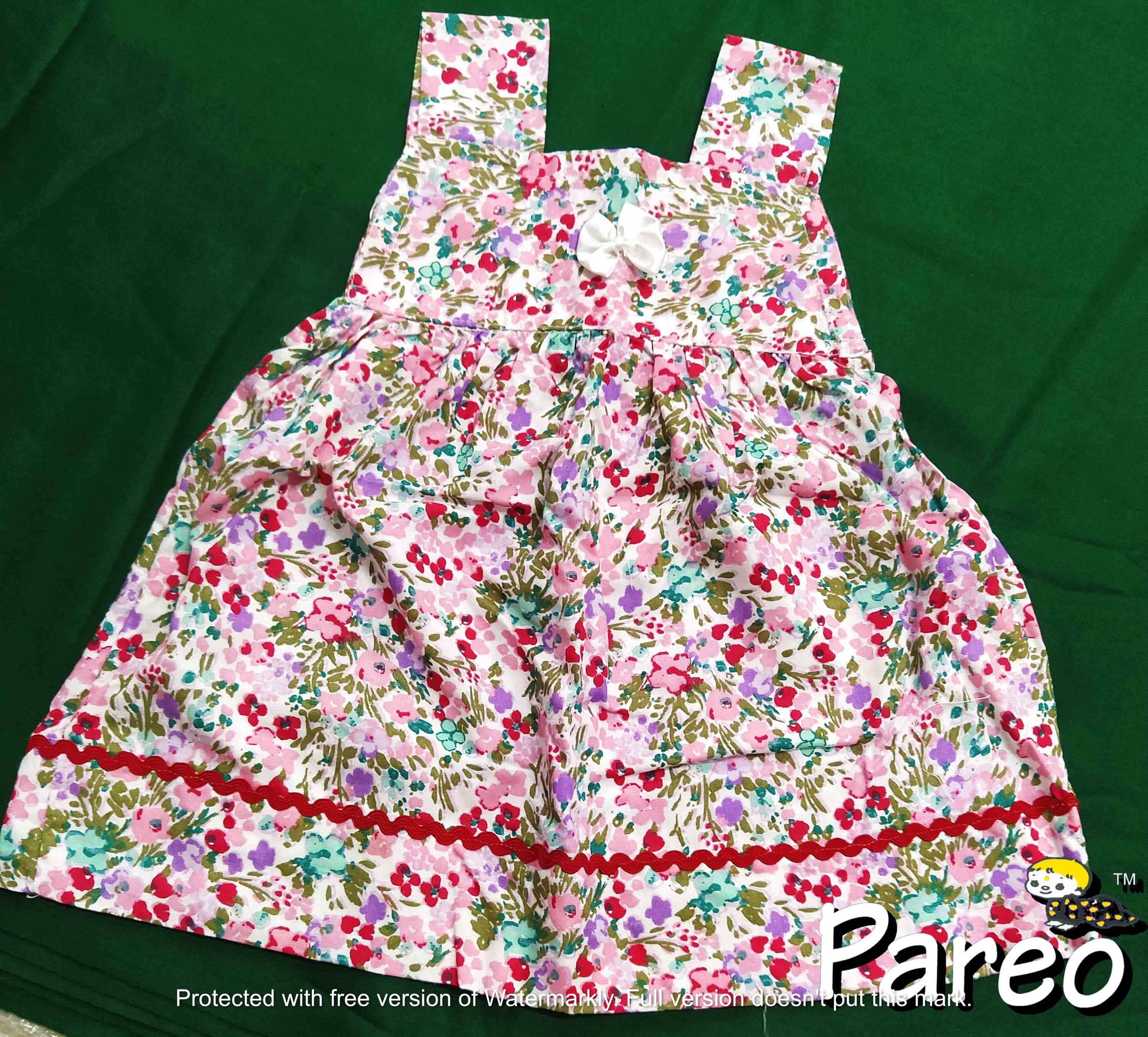 Belt Frocks for girls  6 months to 1.5 years old