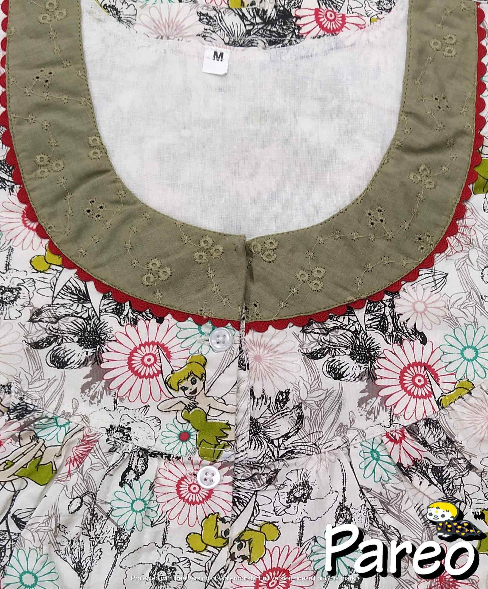 Rayon Full Open Medium Printed Nighty
