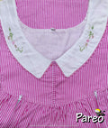 Cotton Side zip Large Printed Nighty