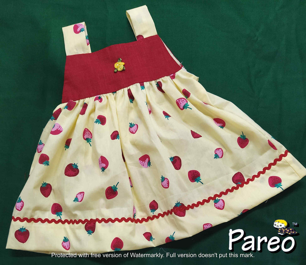 Belt Frocks for girls  6 months to 1.5 years old