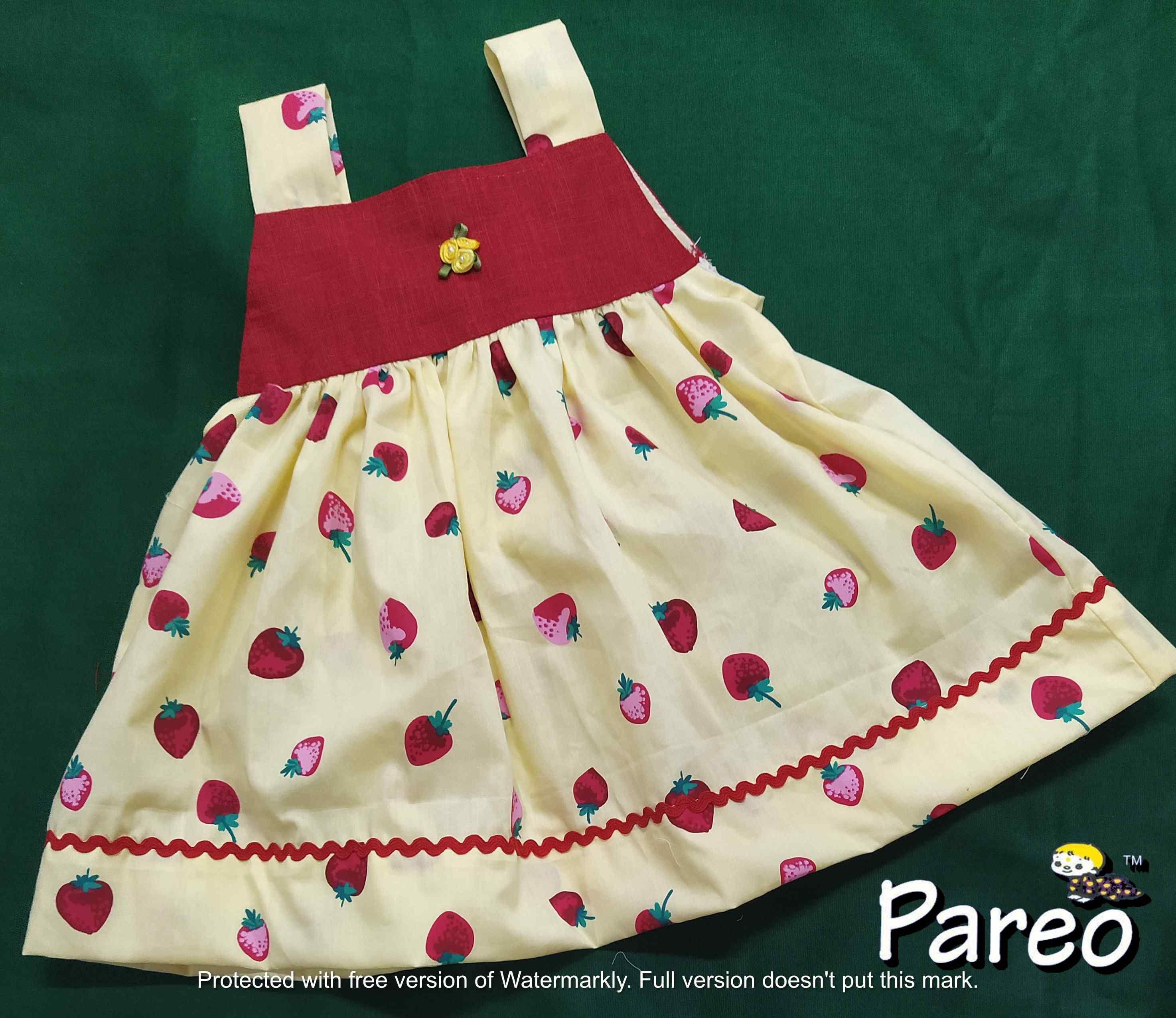 Belt Frocks for girls  6 months to 1.5 years old