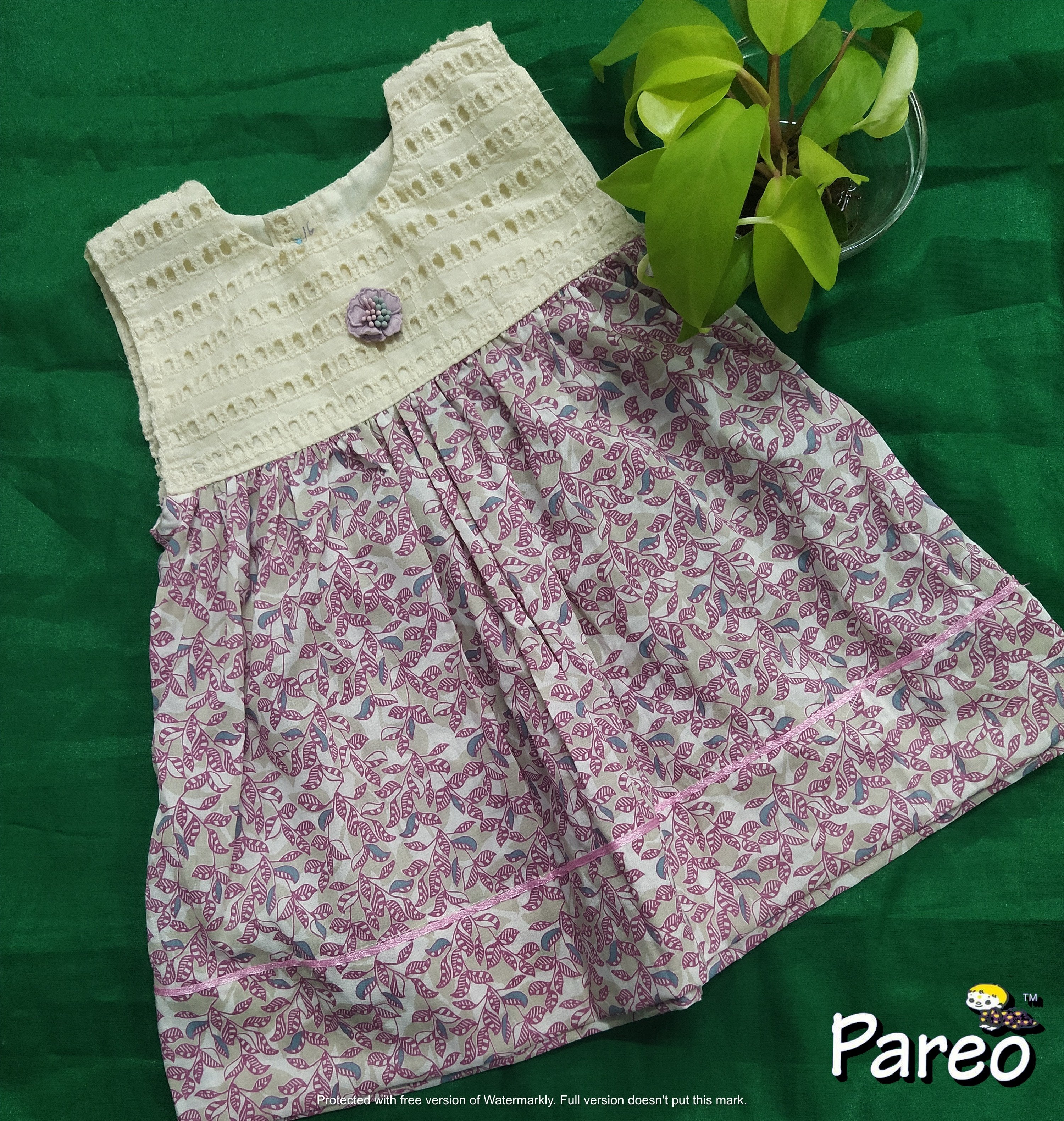 Belt Frocks for girls  6 months to 1.5 years old