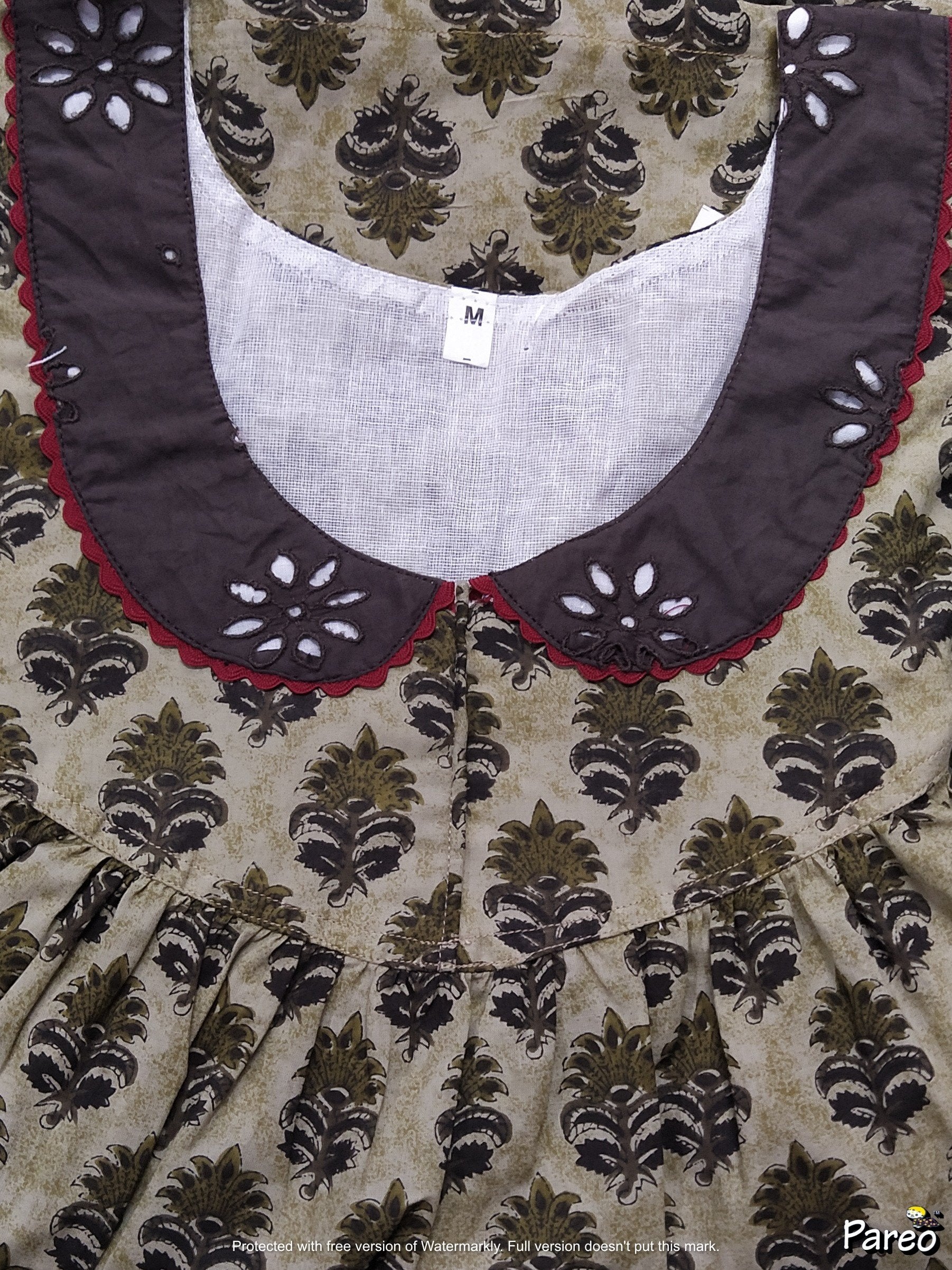 Soft Cotton No Open Medium Printed Nighty