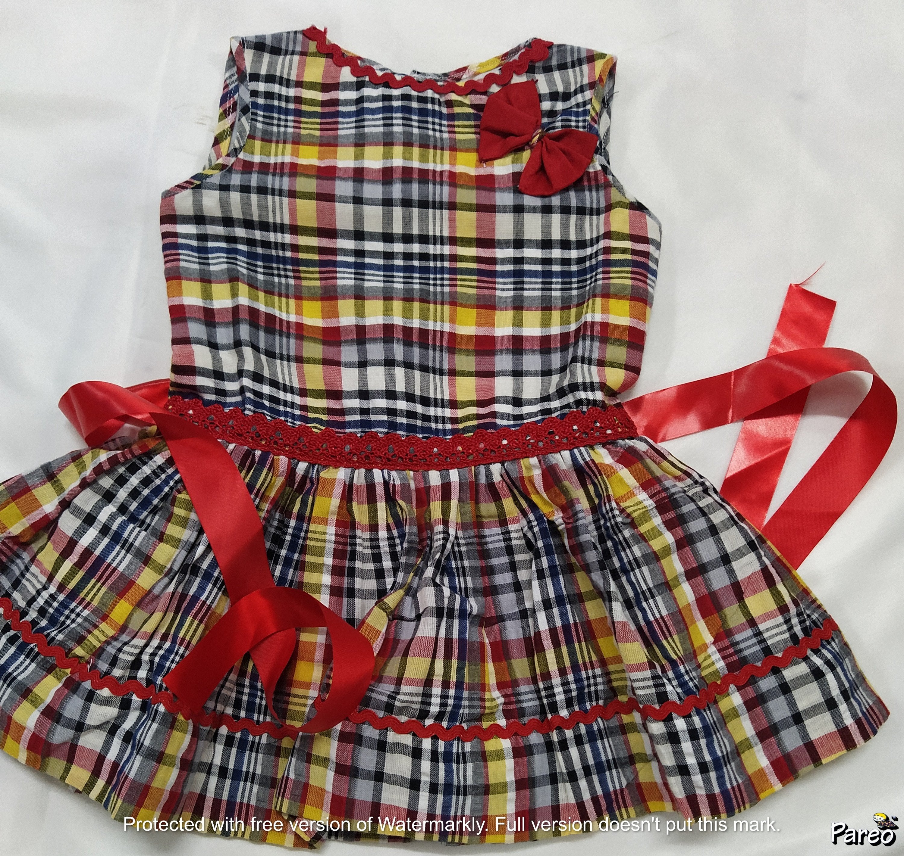 Belt Frocks for girls  6 months to 1.5 years old