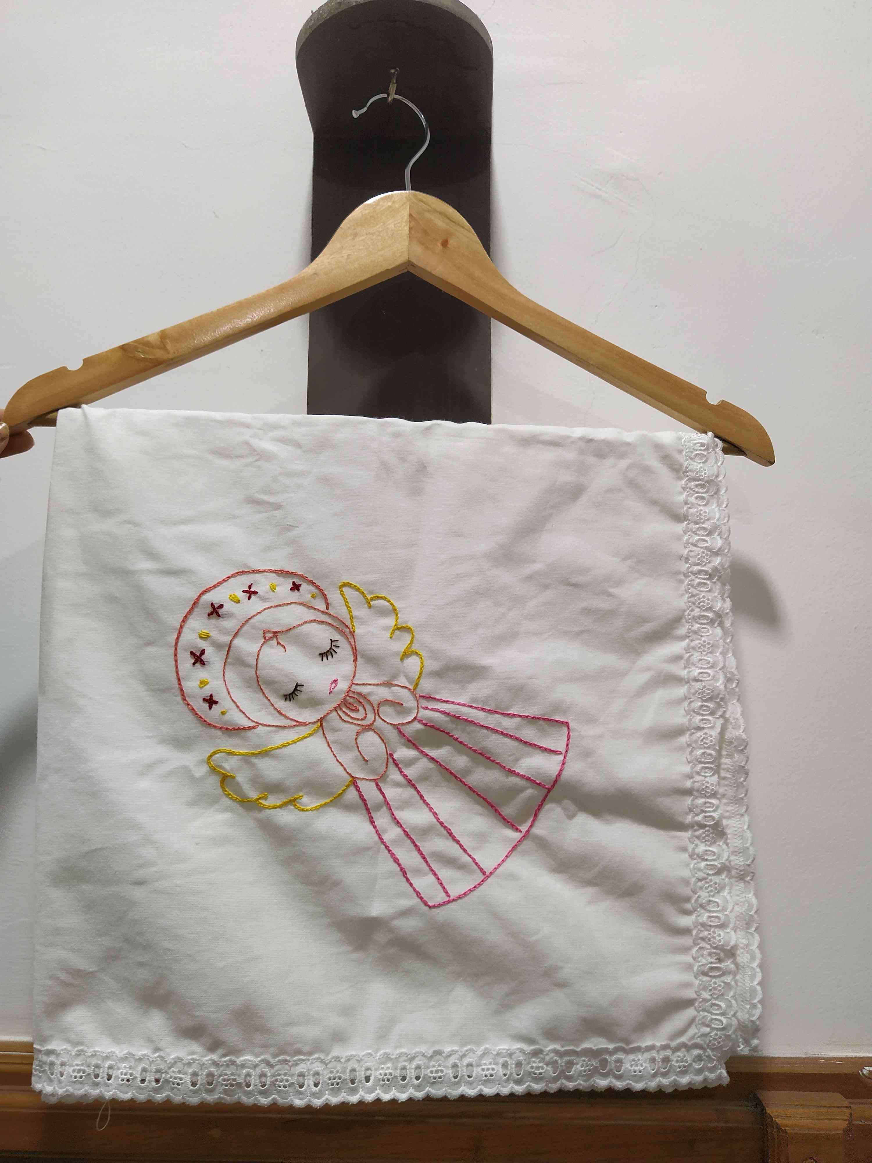 Embroidered Baby sheet for new borns