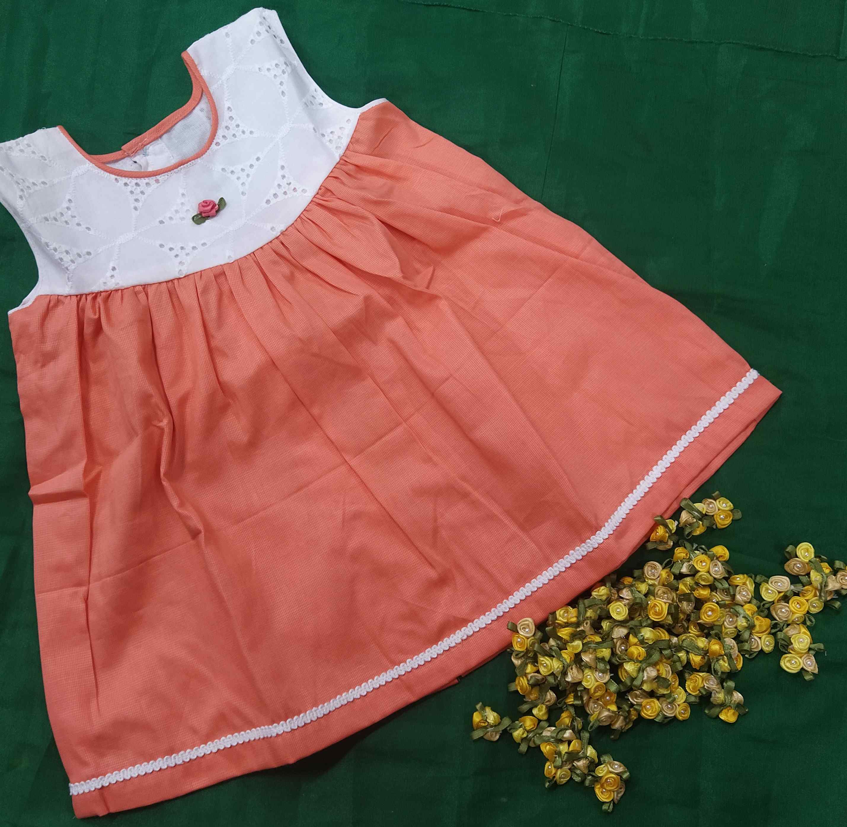 Belt Frocks for girls  6 months to 1.5 years old