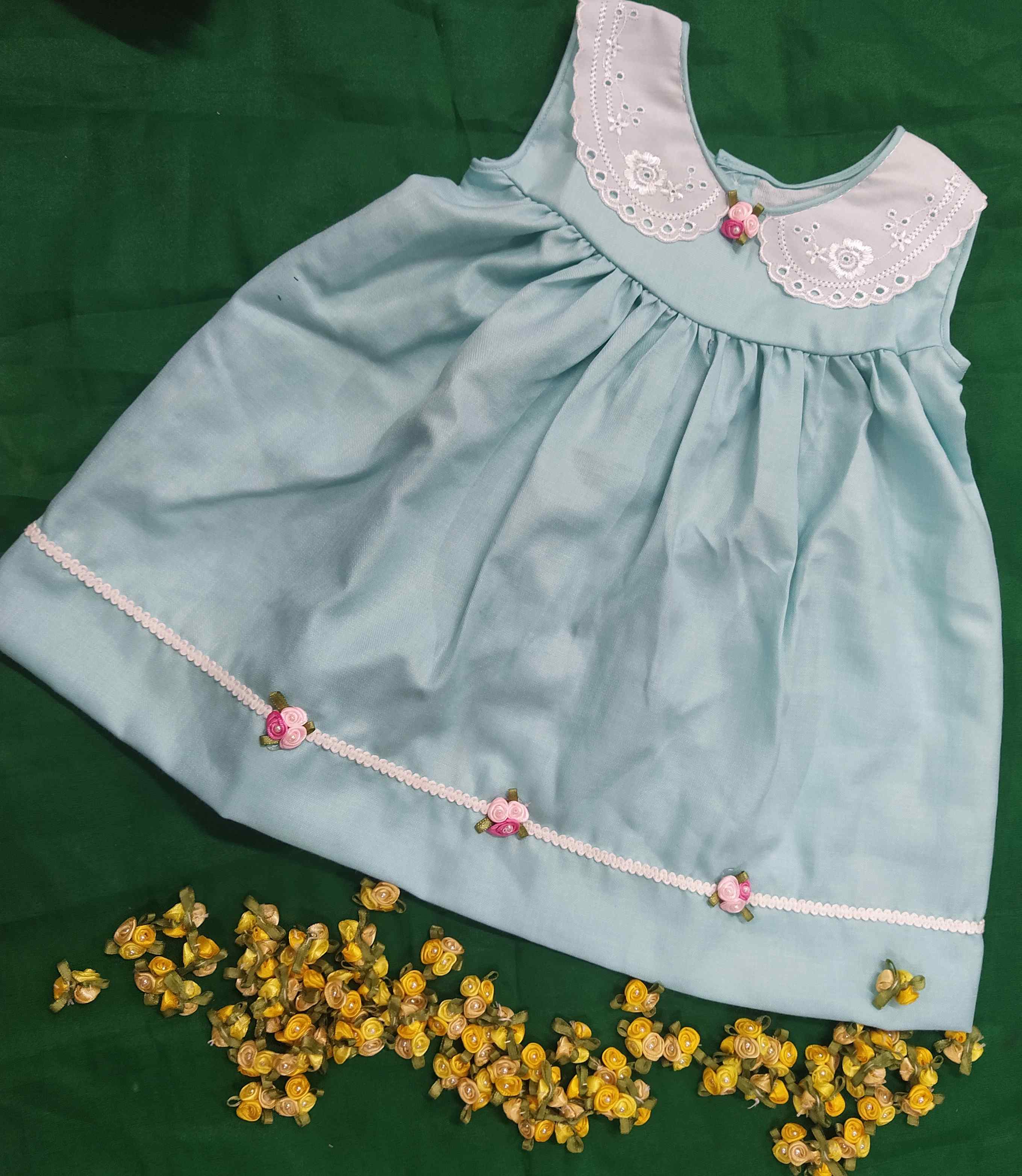 Belt Frocks for girls  6 months to 1.5 years old