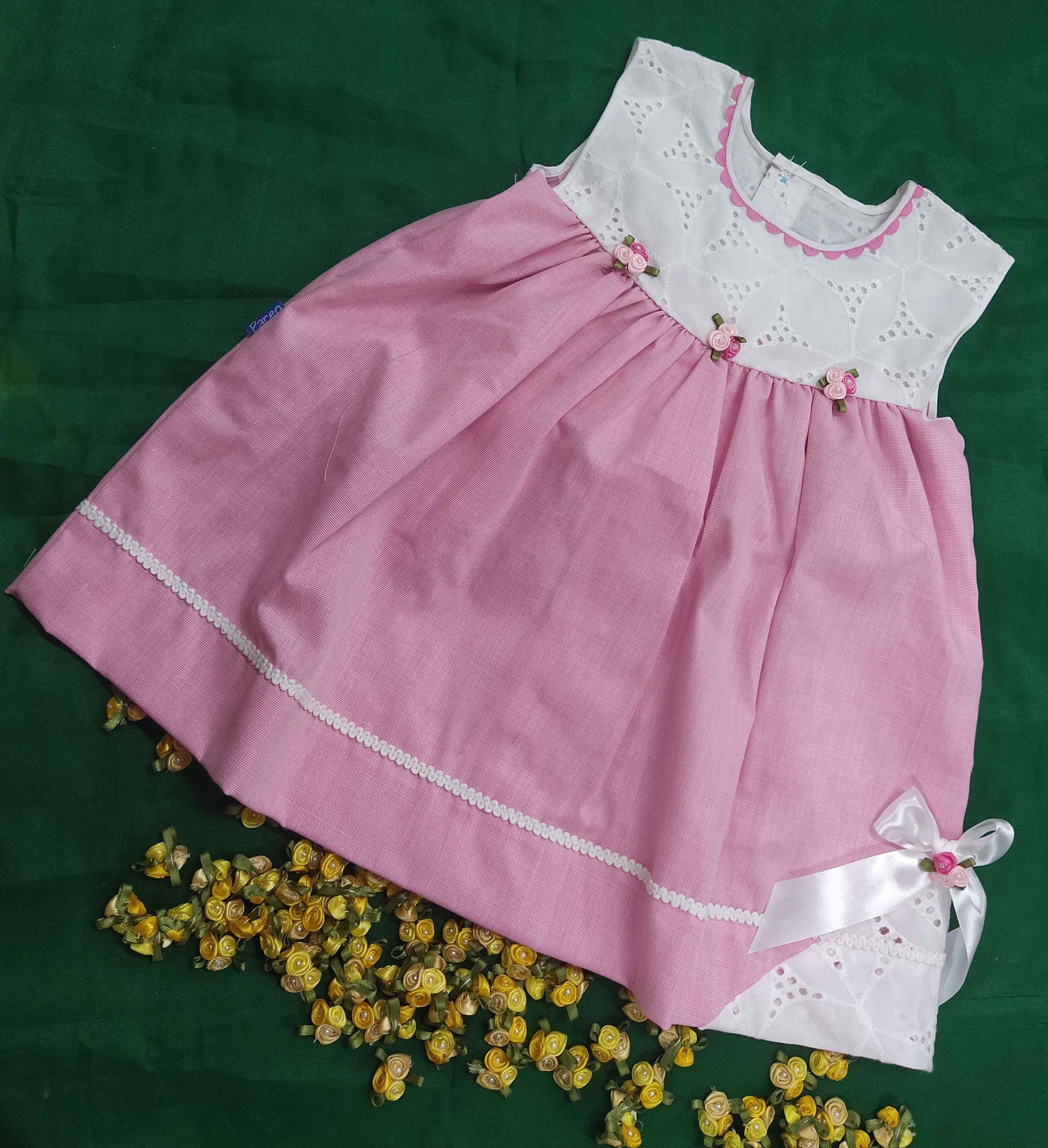 Belt Frocks for girls  6 months to 1.5 years old