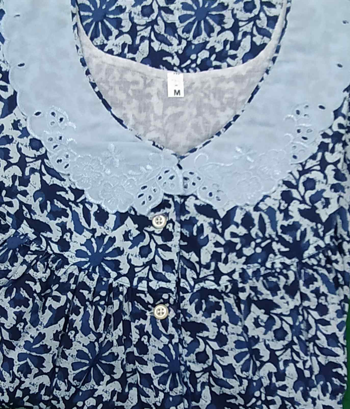 Soft Cotton No Open Medium Printed Nighty