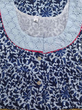Soft Cotton Half Open Medium Printed Nighty