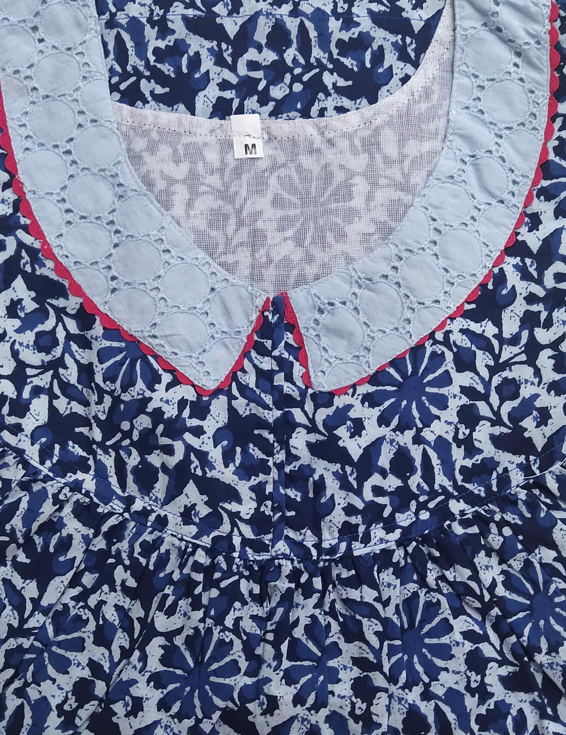 Soft Cotton No Open Medium Printed Nighty