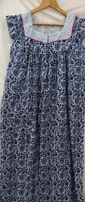Soft Cotton Half Open Medium Printed Nighty