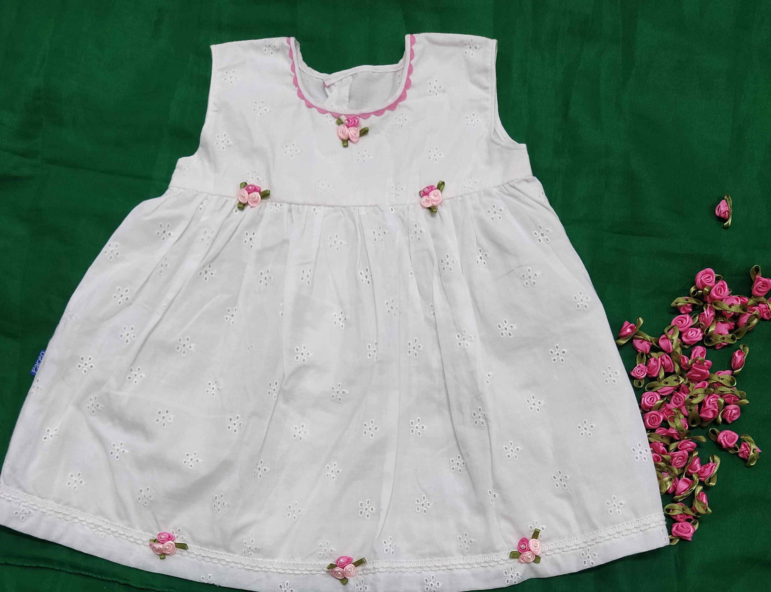 Belt Frocks for girls  6 months to 1.5 years old