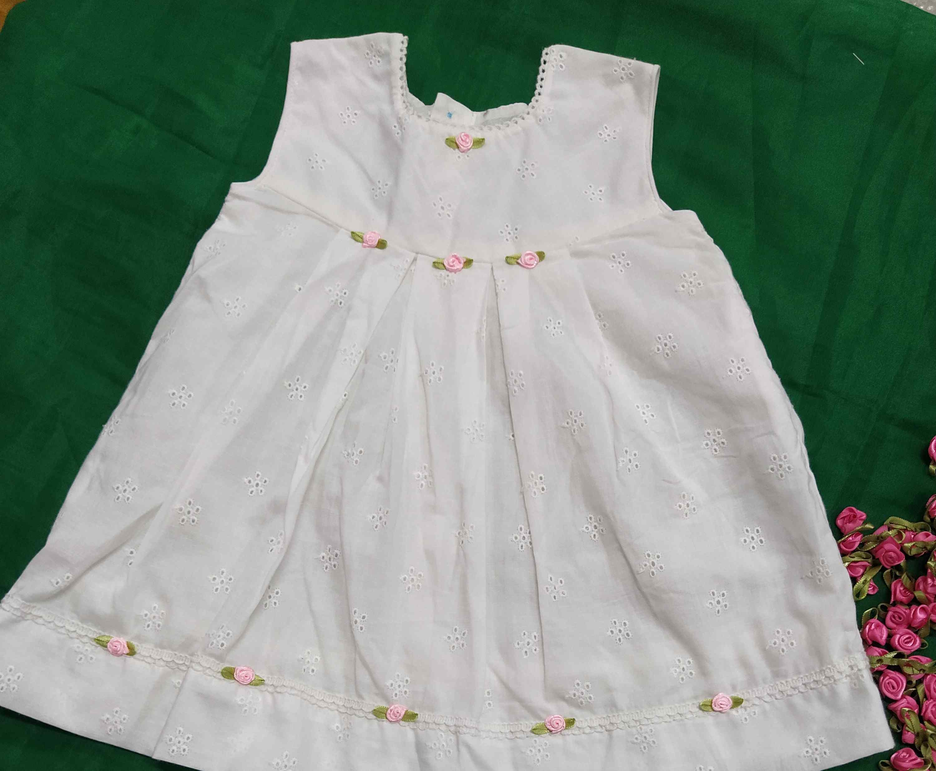 Belt Frocks for girls  6 months to 1.5 years old