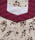 Rayon Half Open Small Printed Nighty