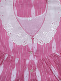 Soft Cotton Half Open Small Printed Nighty