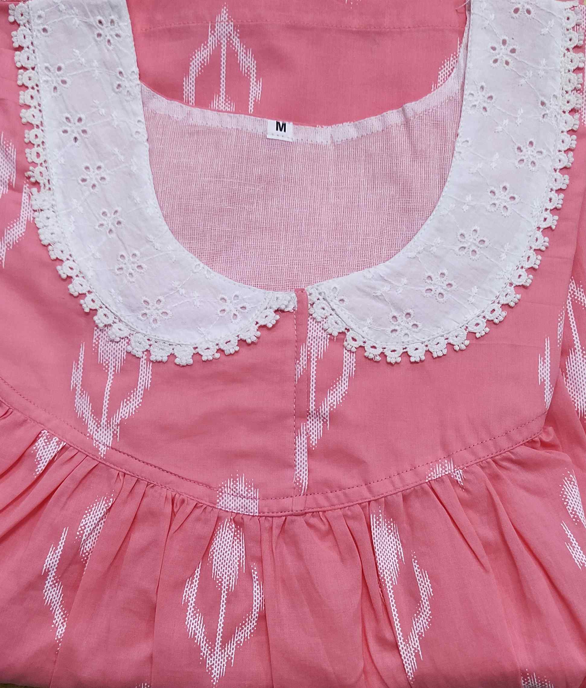 Soft Cotton No Open Medium Printed Nighty