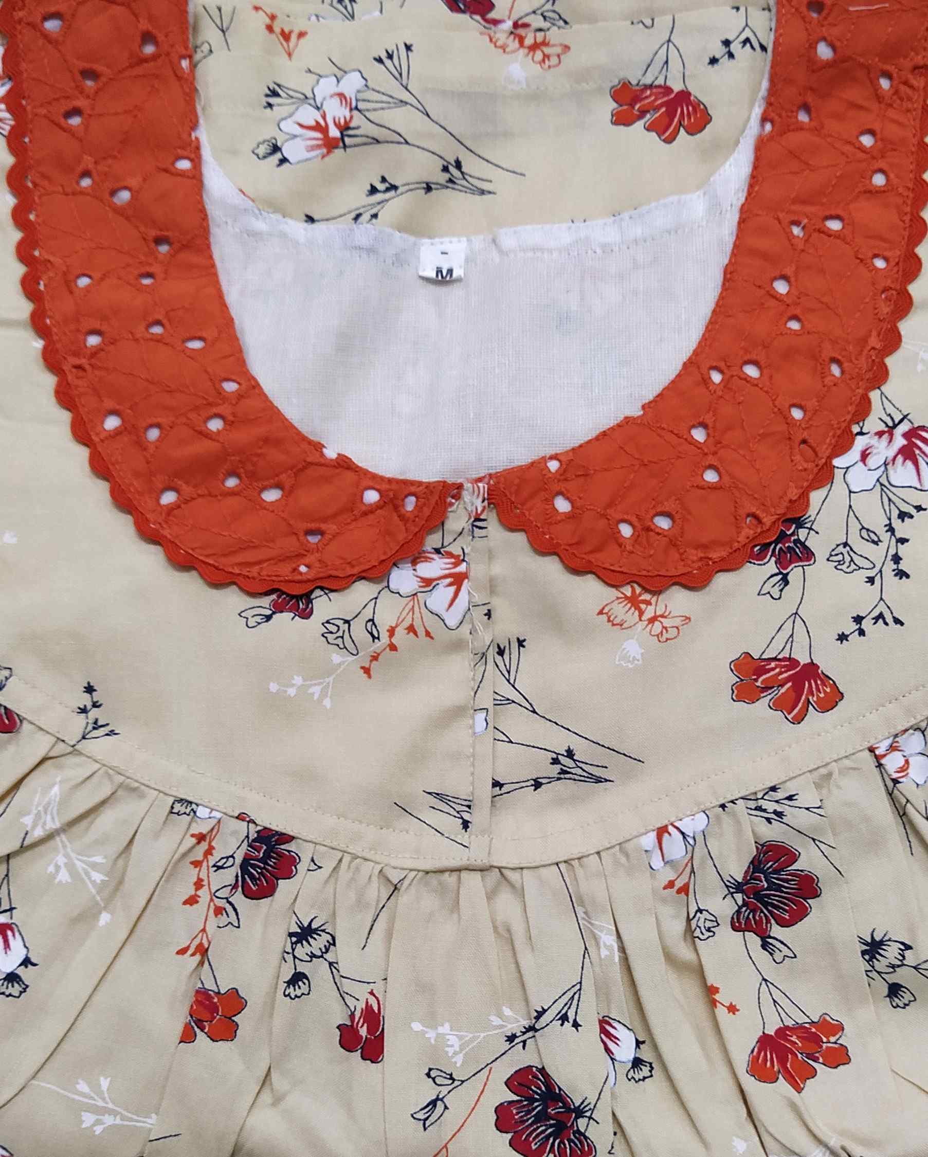 Soft Cotton No Open Medium Printed Nighty