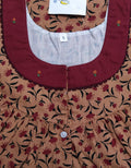Cotton Half Open Small Printed Nighty