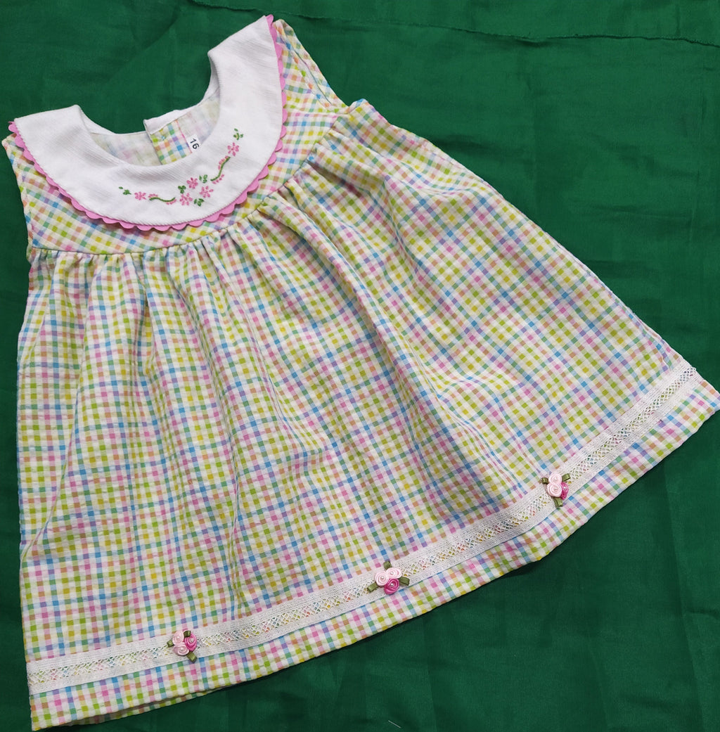 Belt Frocks for girls  6 months to 1.5 years old