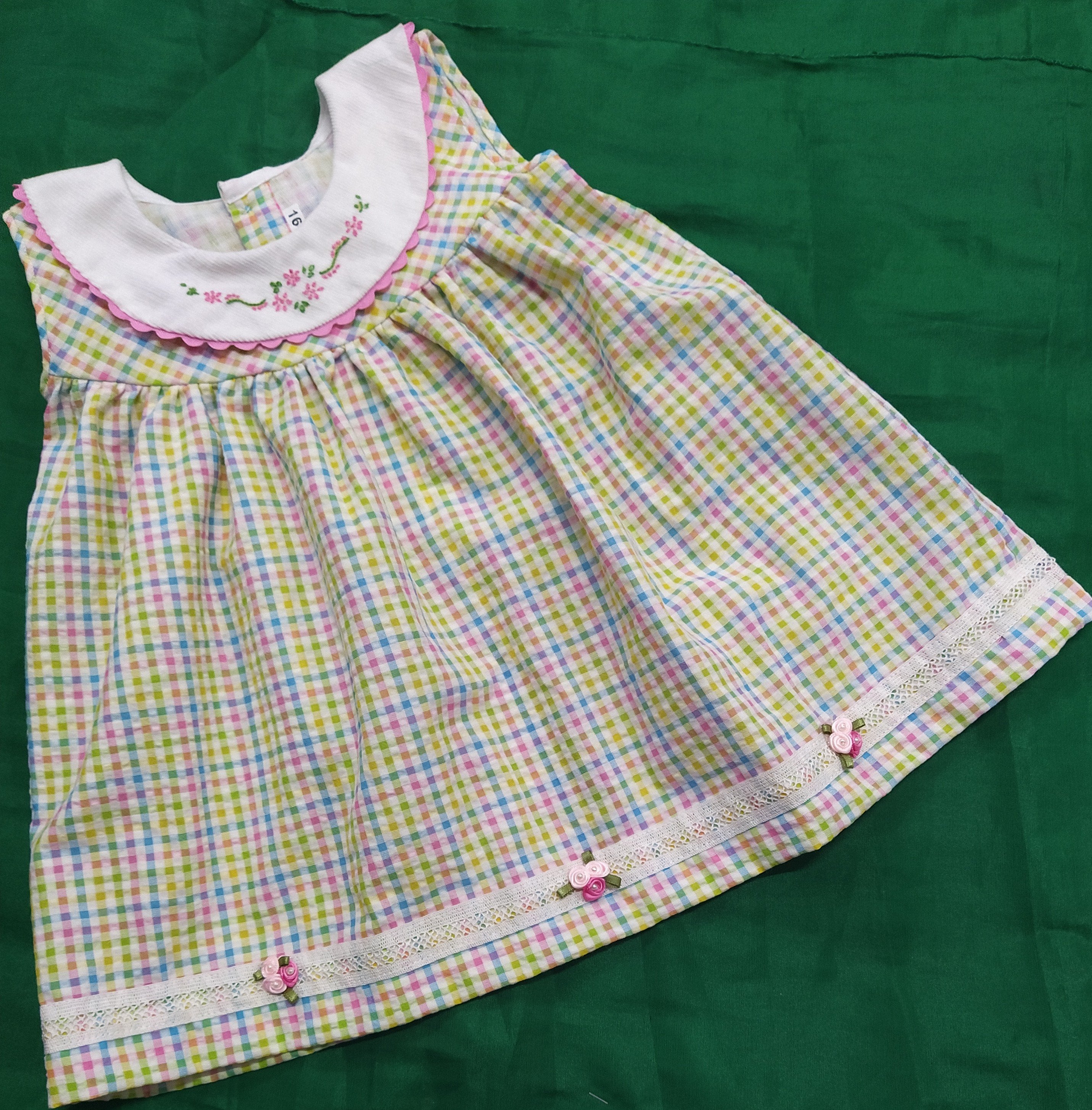 Belt Frocks for girls  6 months to 1.5 years old