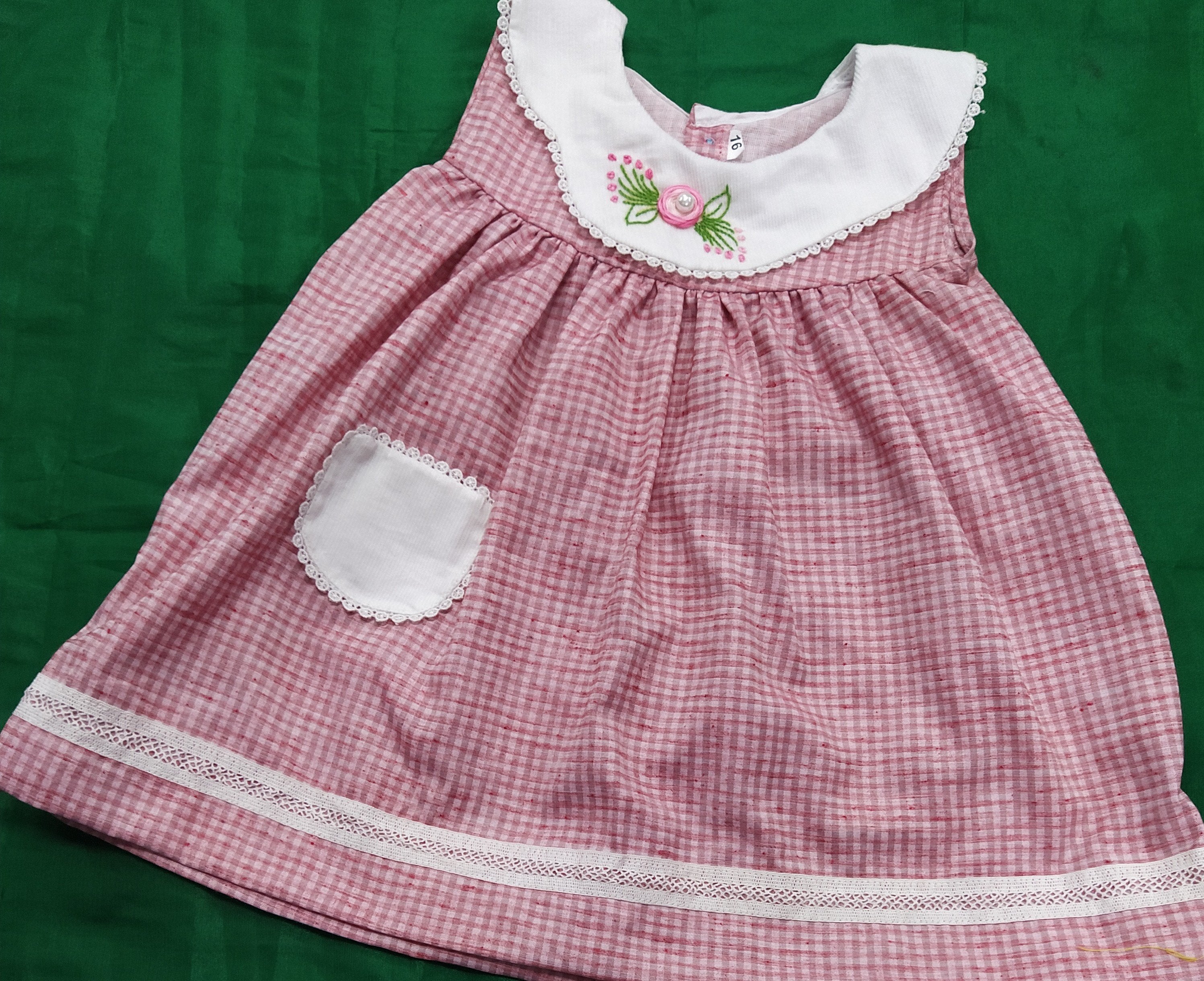 Belt Frocks for girls  6 months to 1.5 years old
