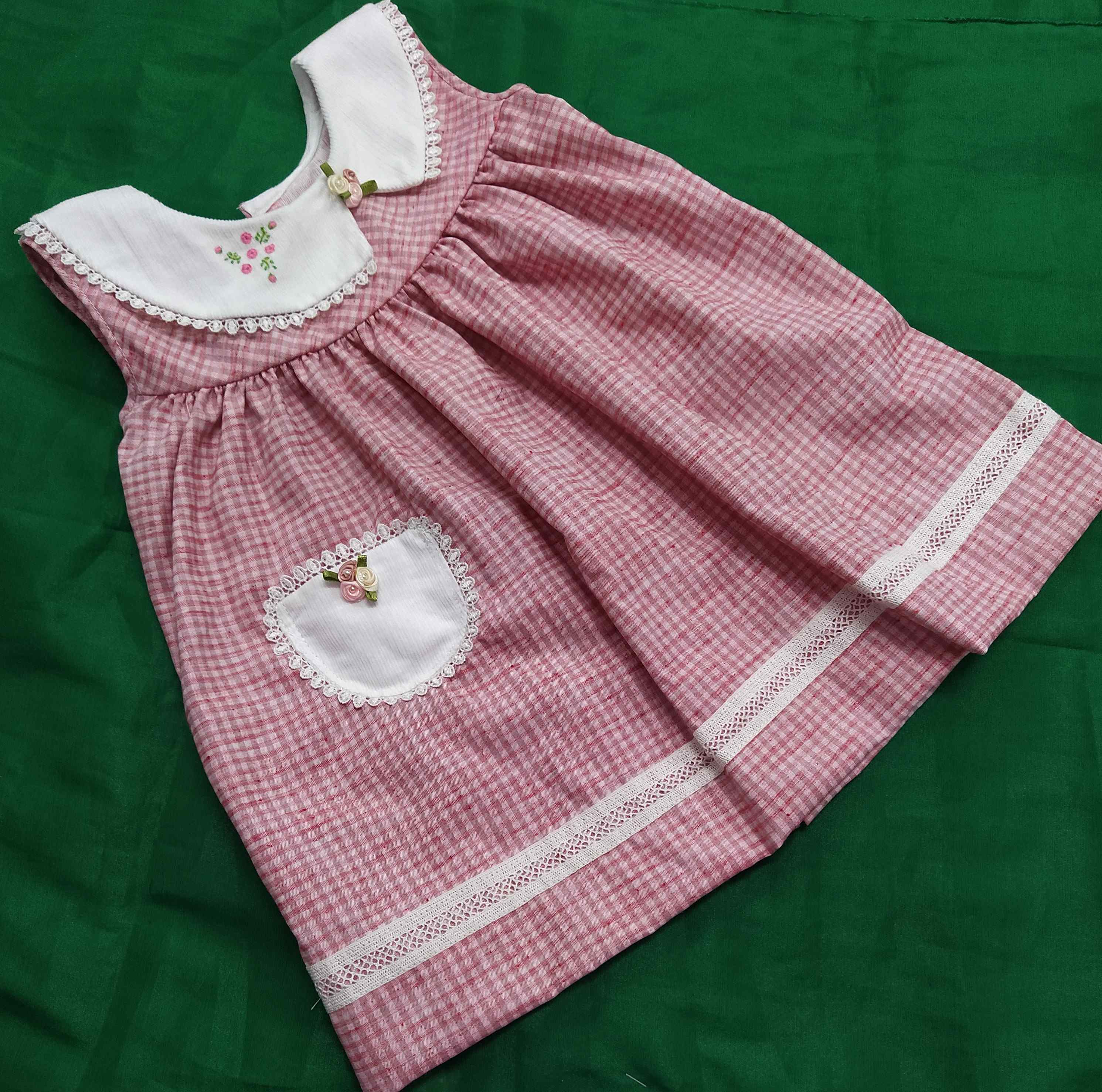 Belt Frocks for girls  6 months to 1.5 years old