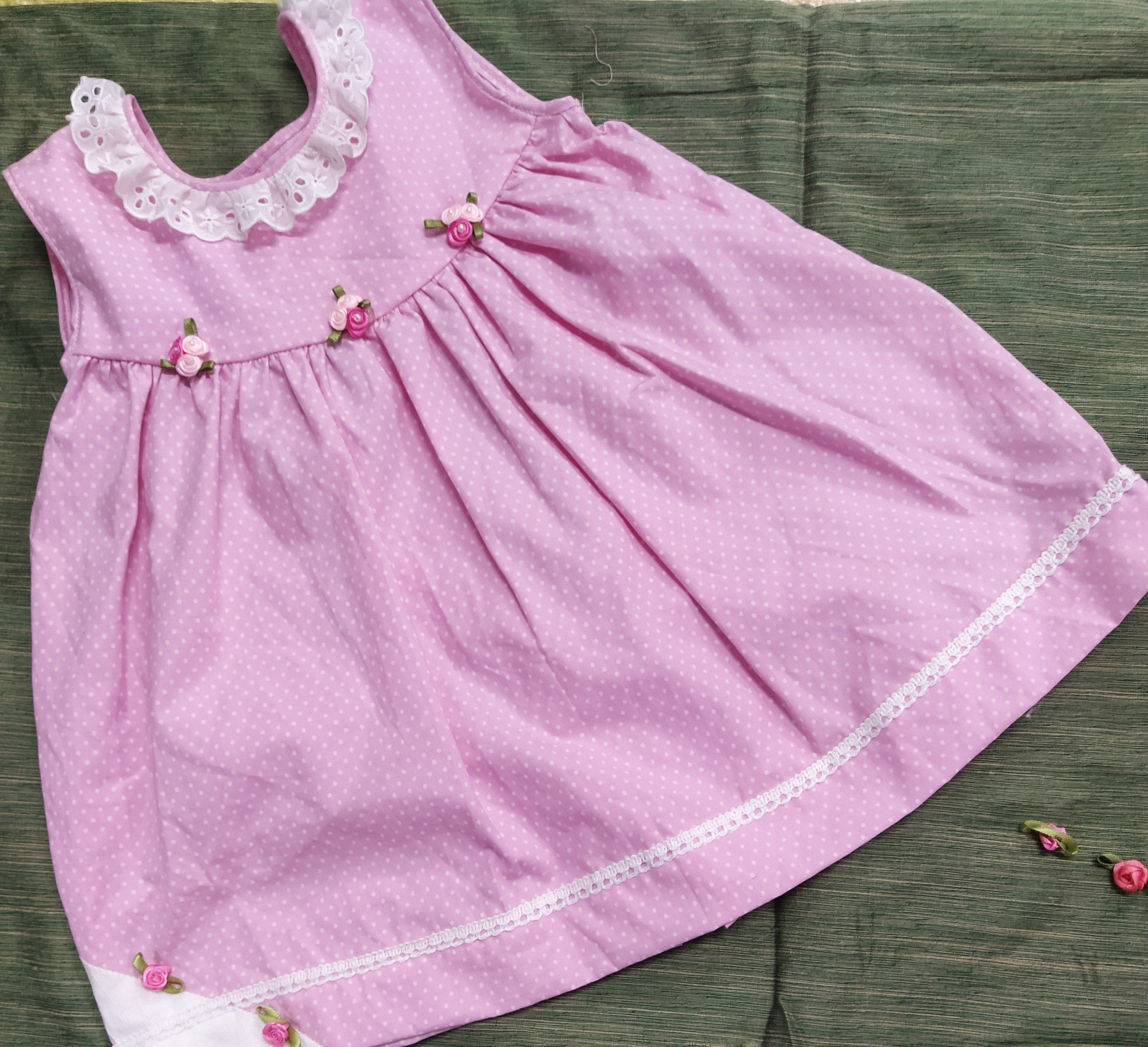 Belt Frocks for girls  6 months to 1.5 years old