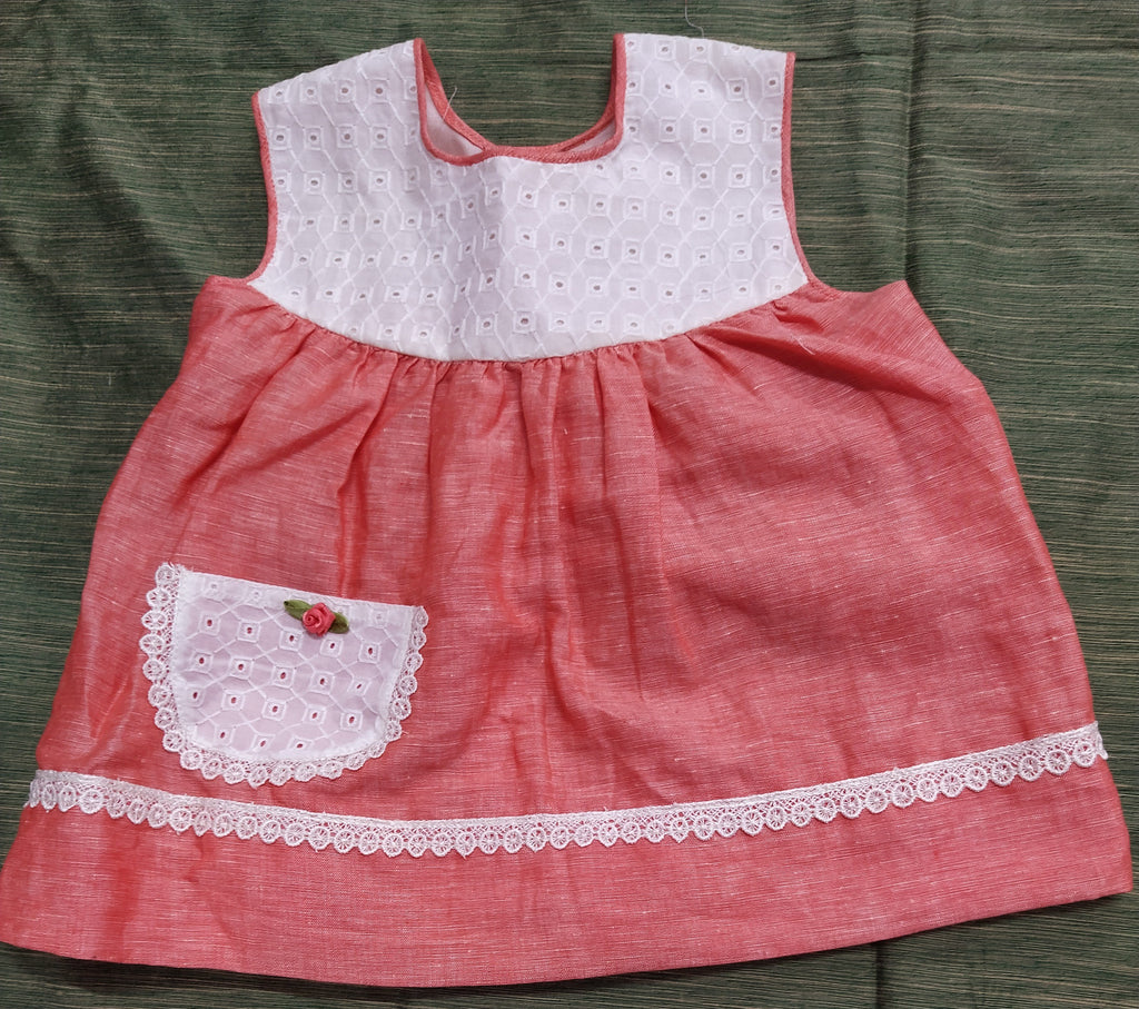 Belt Frocks for girls  6 months to 1.5 years old