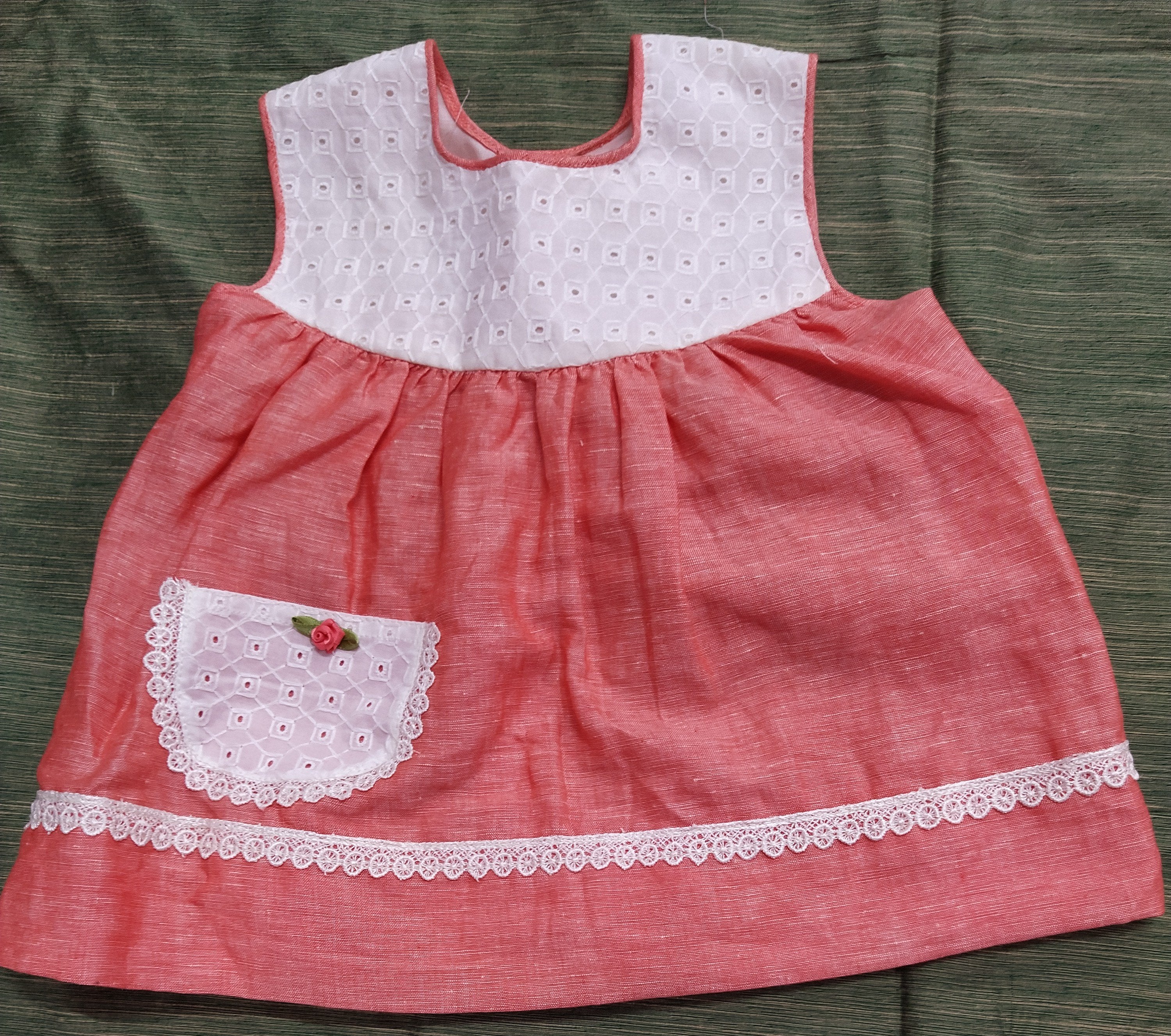 Belt Frocks for girls  6 months to 1.5 years old