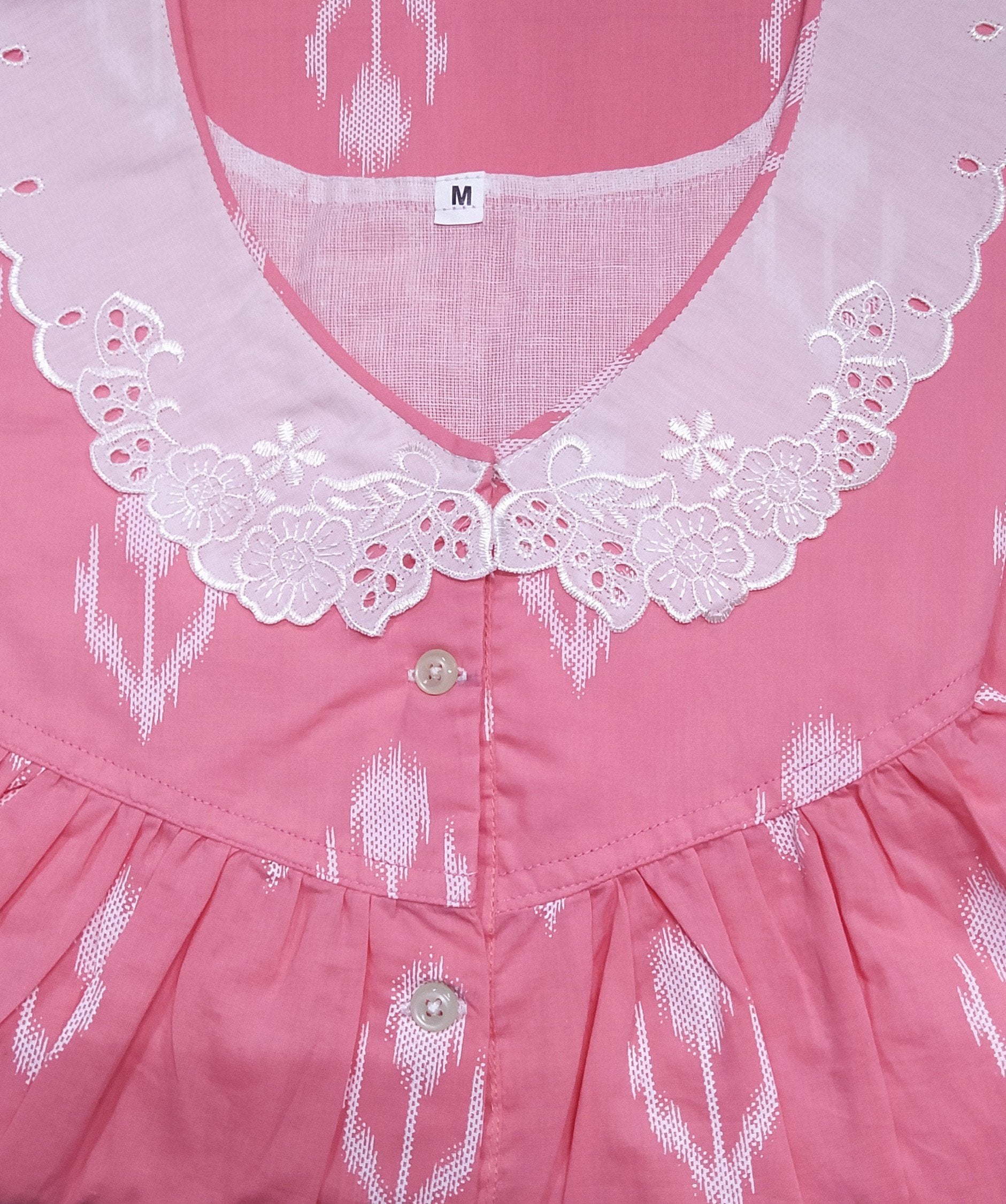 Soft Cotton Half Open Medium Printed Nighty