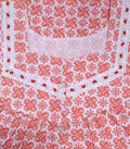 Cotton Half Open Large Printed Nighty