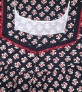 Cotton Half Open Large Printed Nighty