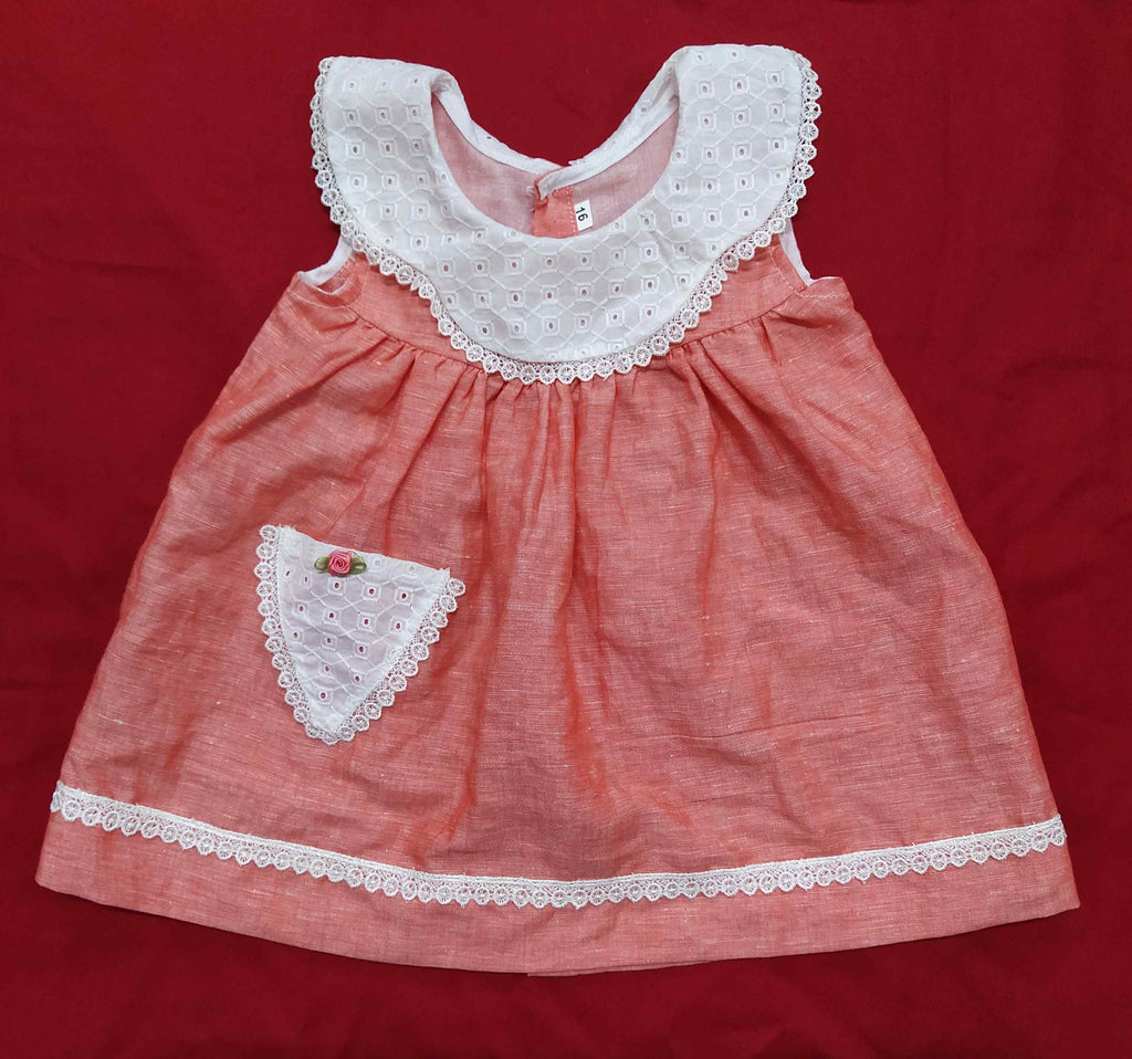 Belt Frocks for girls  6 months to 1.5 years old