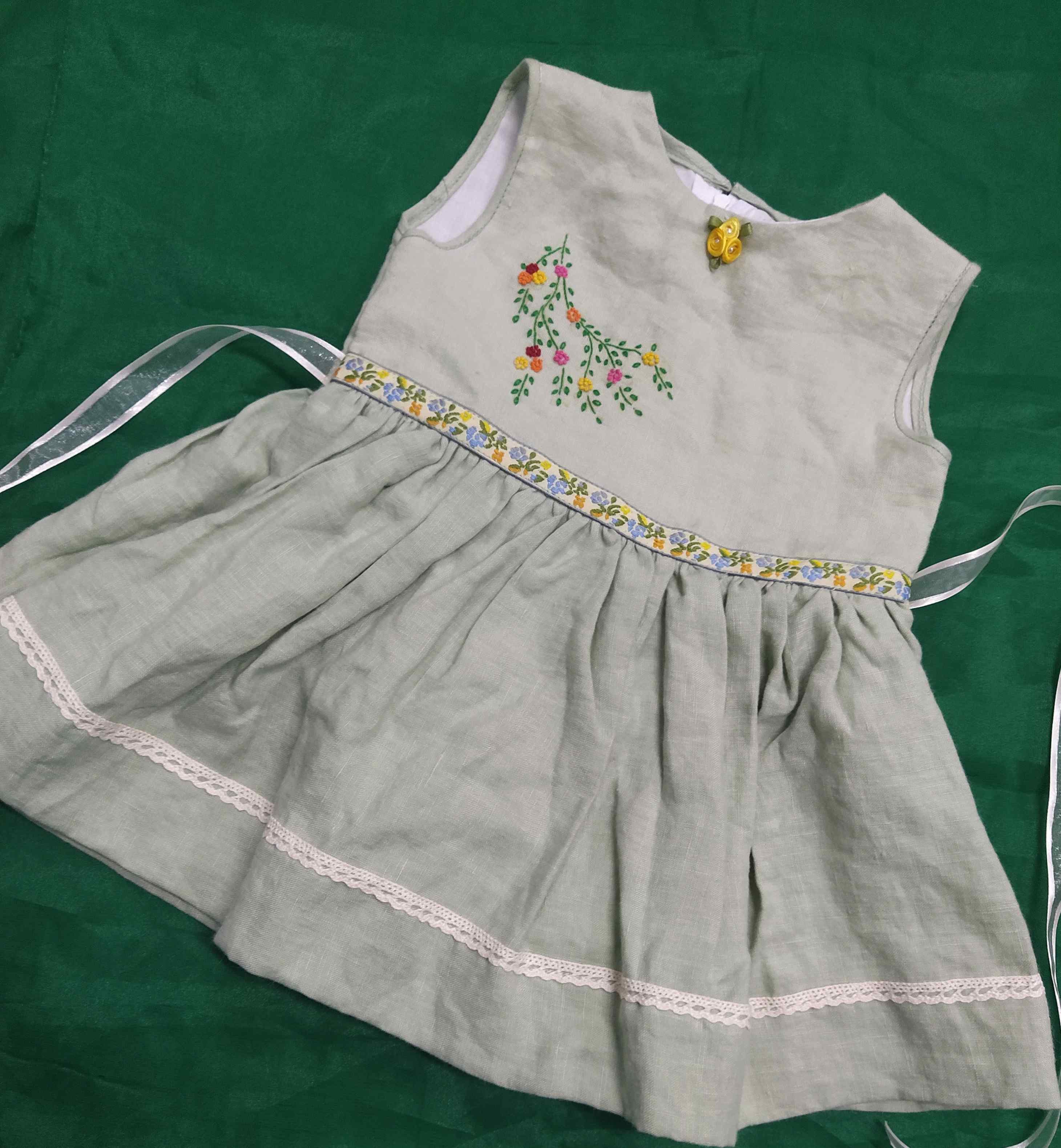 Belt Frocks for girls  1 to 2 years