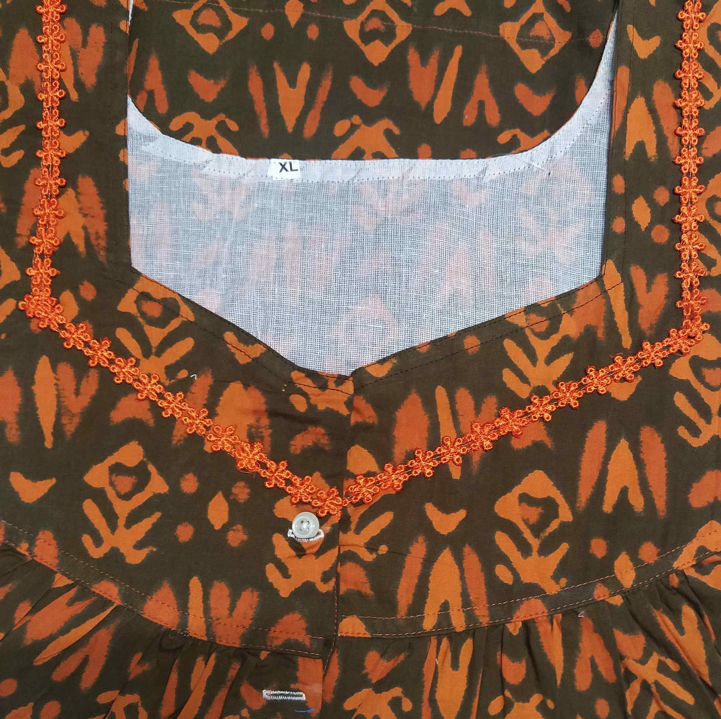 Bantex Half Open Xlarge Printed Nighty