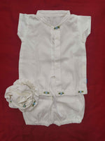 Christening set for boys | Baptism set for boys with shorts, socks, cap