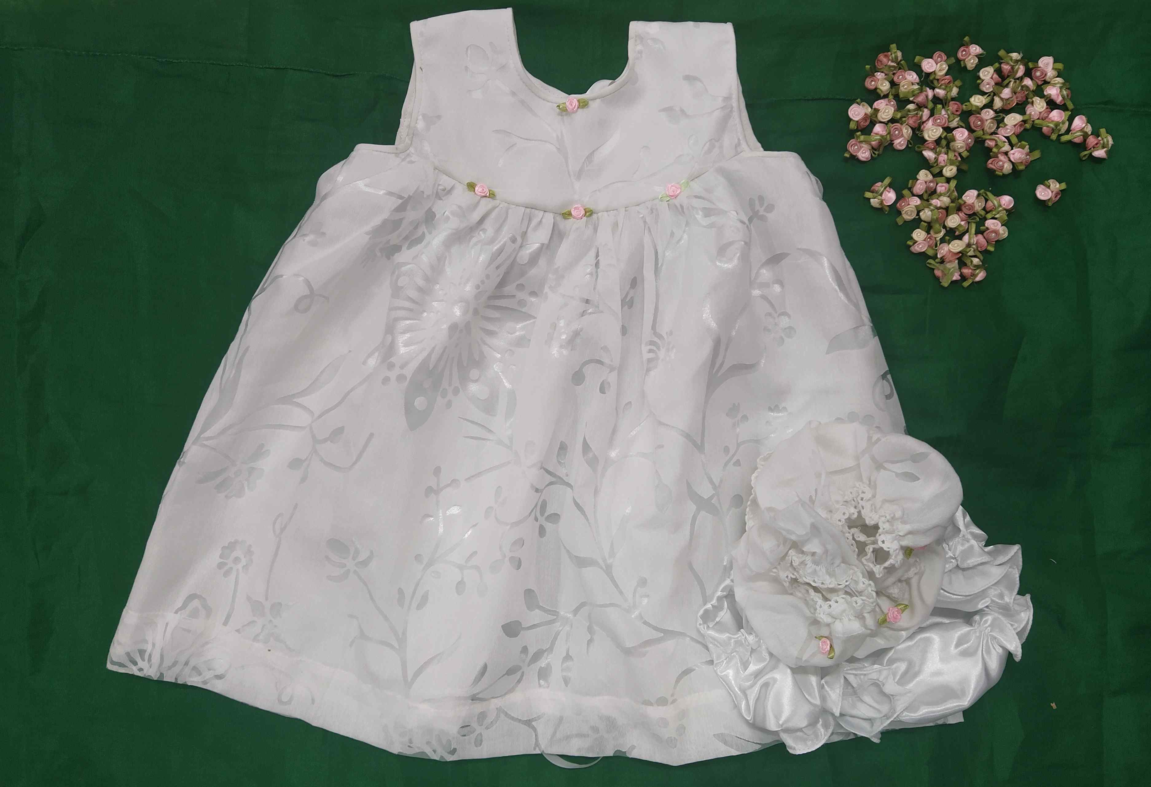 Christening frock for girls | Baptism set for baby girls