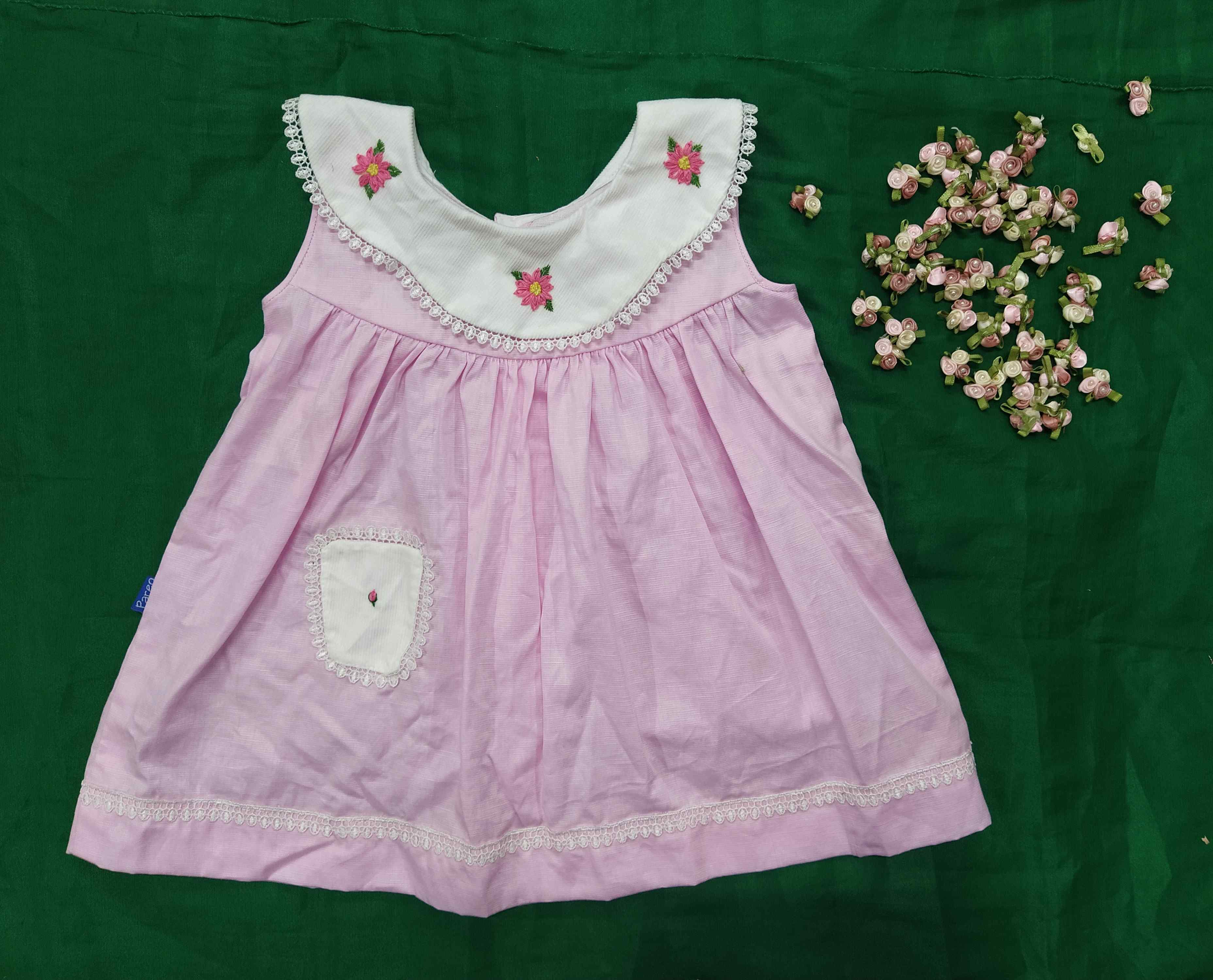 Belt Frocks for girls  6 months to 1.5 years old