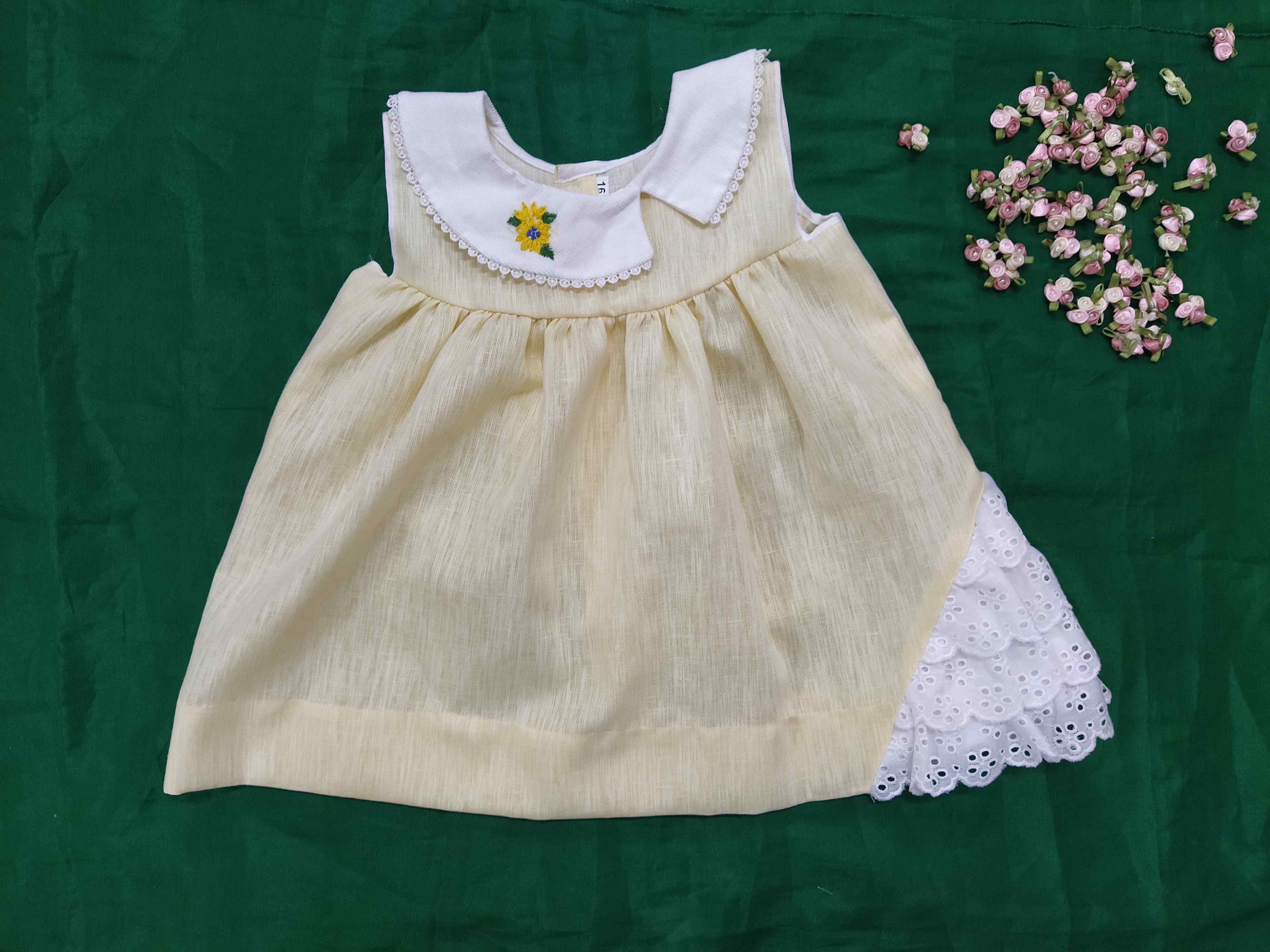 Belt Frocks for girls  6 months to 1.5 years old