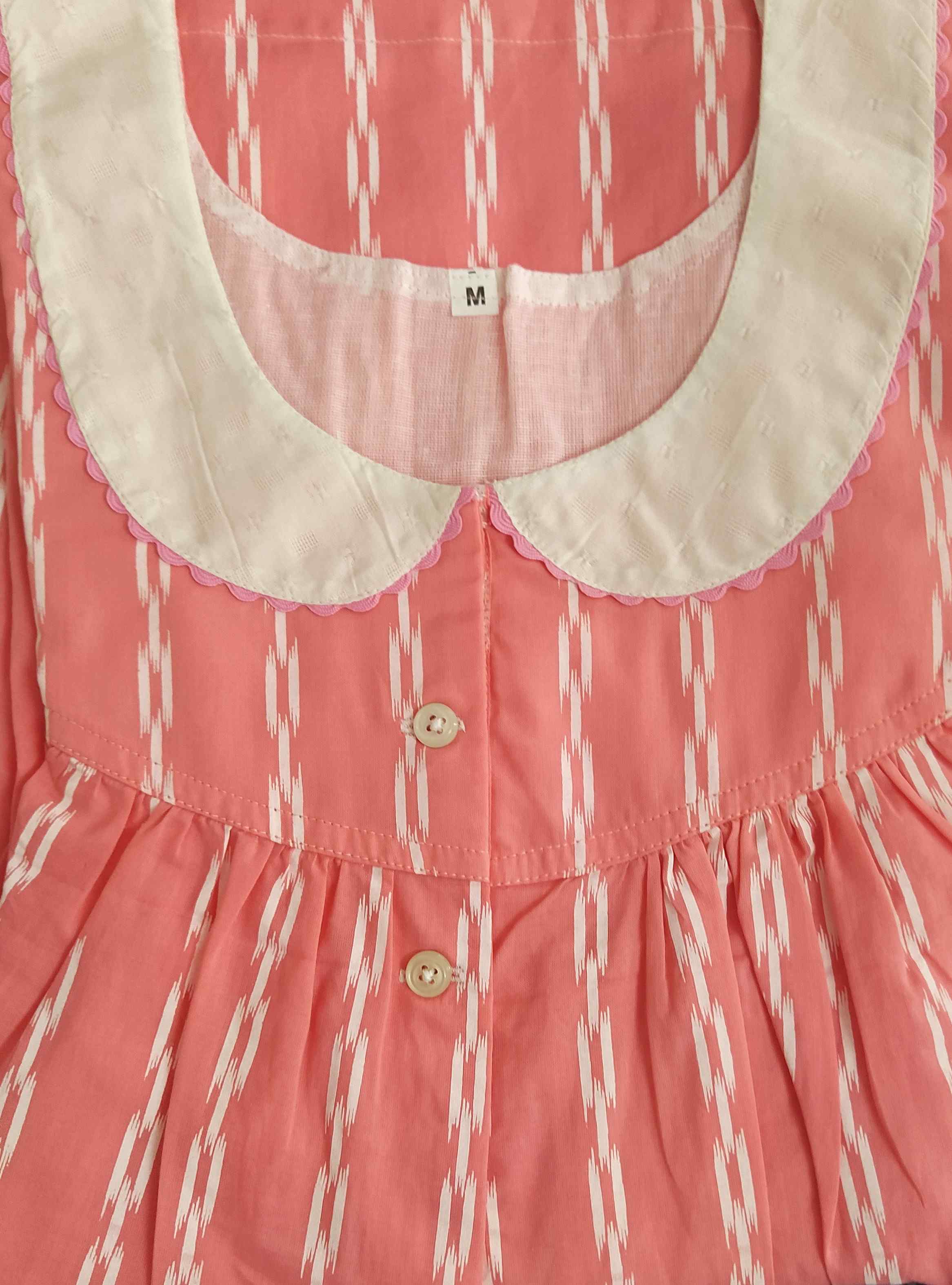 Soft Cotton Half Open Medium Printed Nighty
