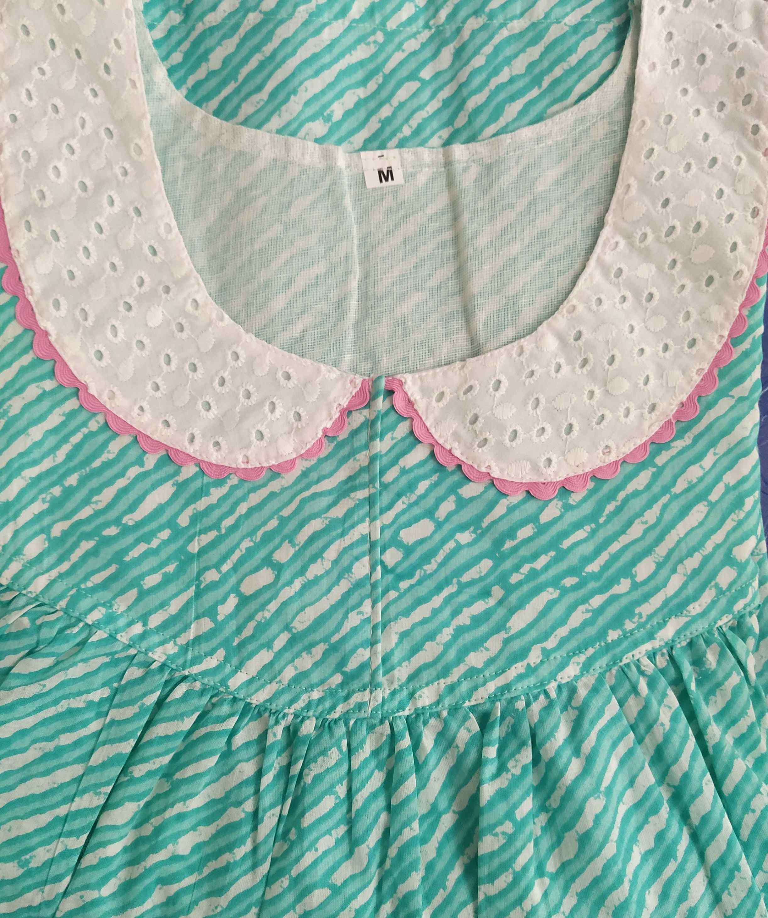 Soft Cotton no Open Medium Printed Nighty