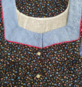 Rayon Half Open Large Printed Nighty