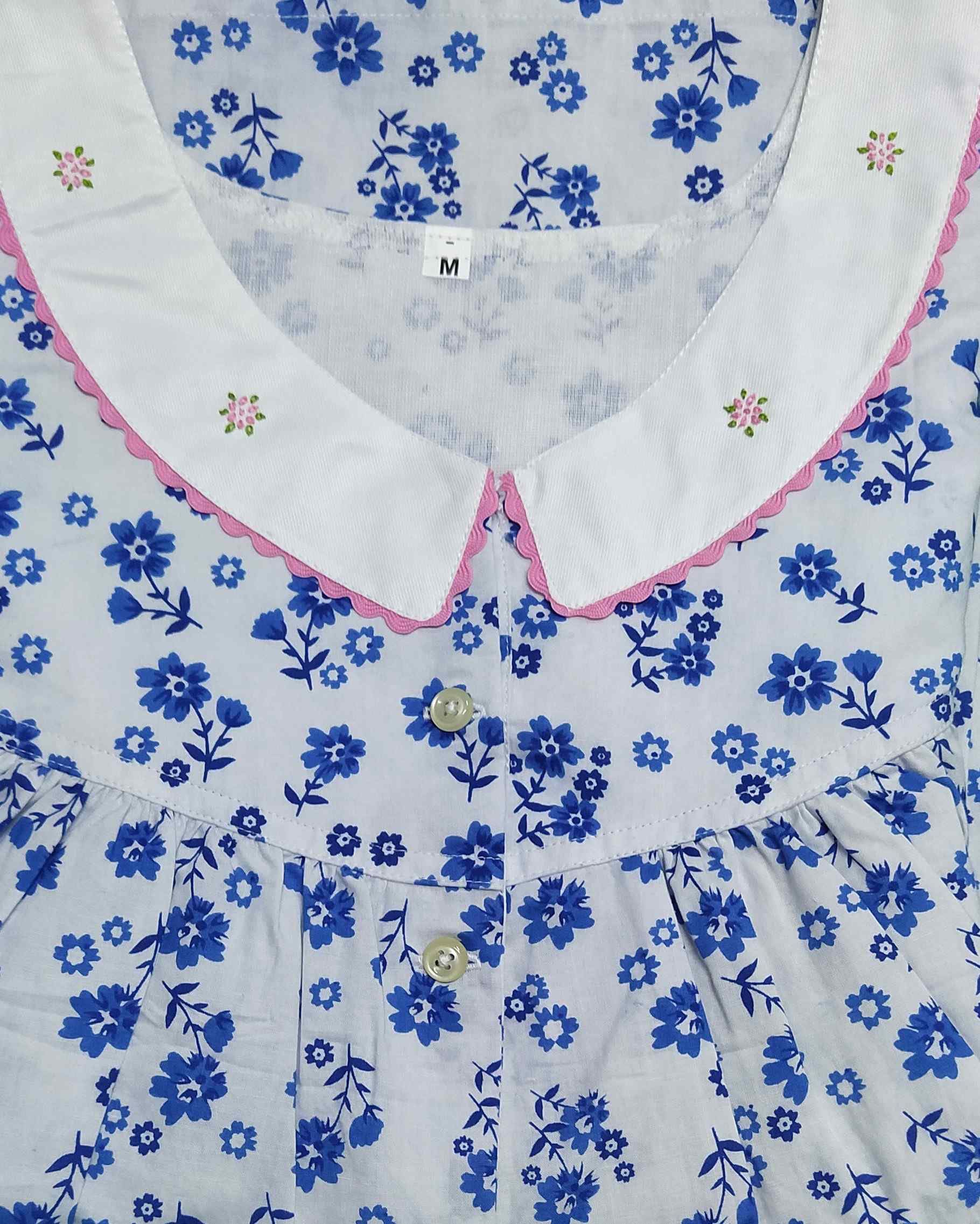 Cotton Half Open Medium Printed Nighty