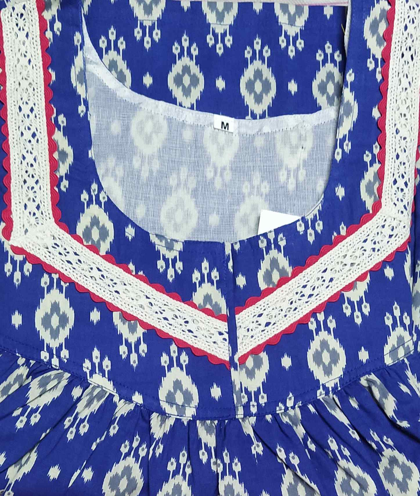 Cotton Half Open Medium Printed Nighty